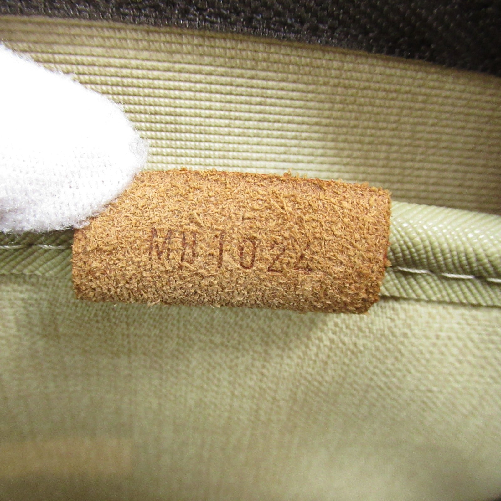 LOUIS VUITTON Monogram Deauville金扣手挽袋啡色
