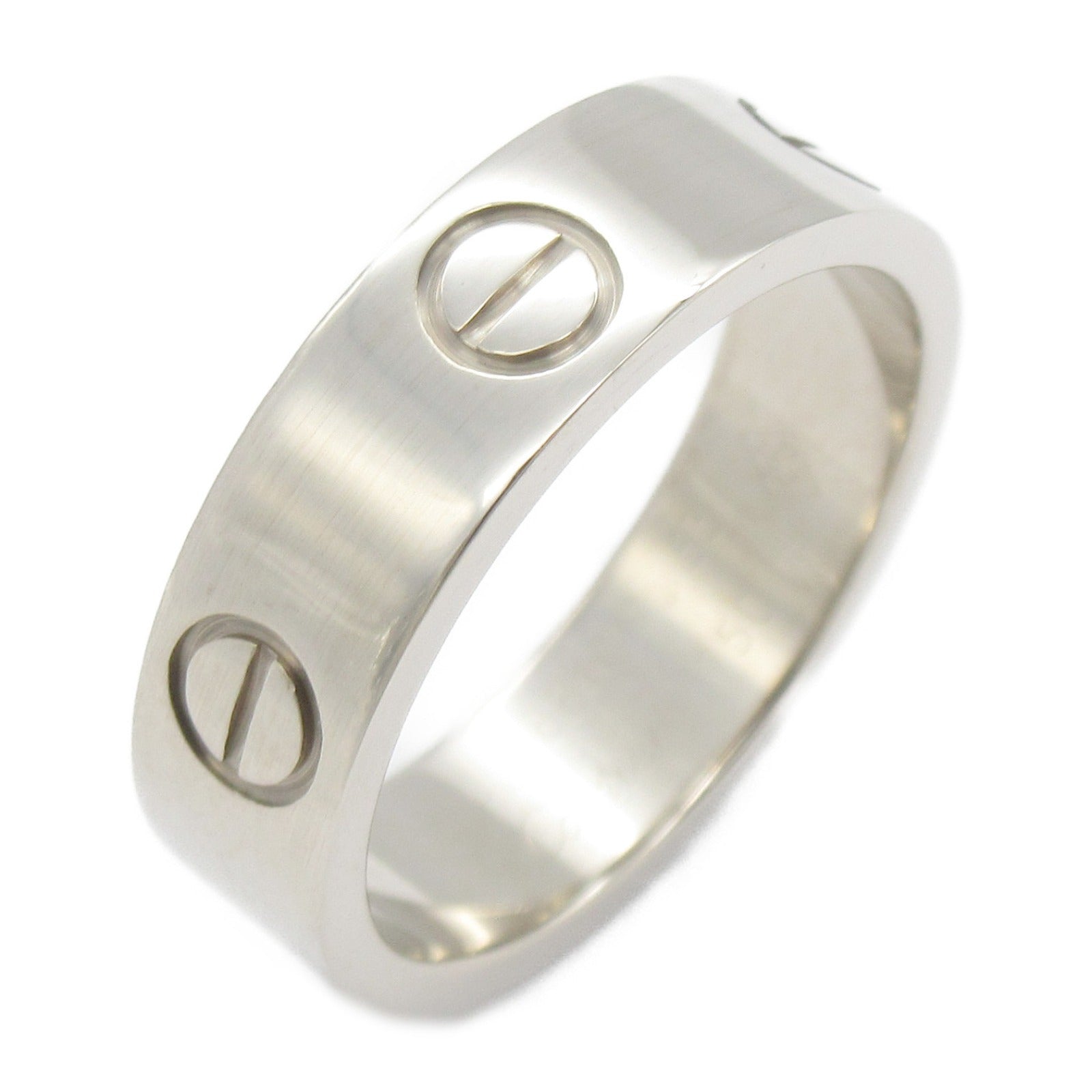 CARTIER 18K白金Love Ring戒指Cartier#53/US#6.25