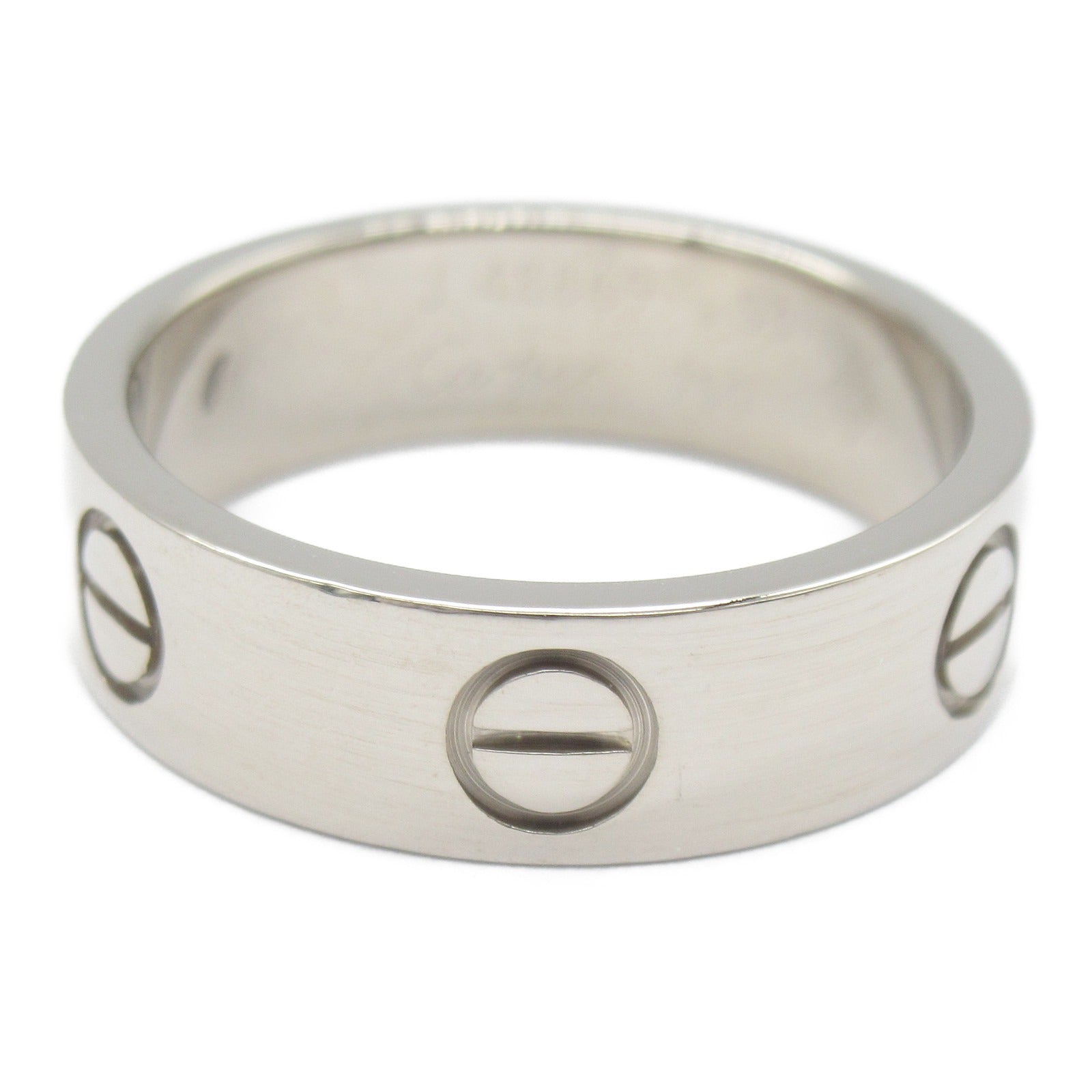 CARTIER 18K白金Love Ring戒指Cartier#53/US#6.25
