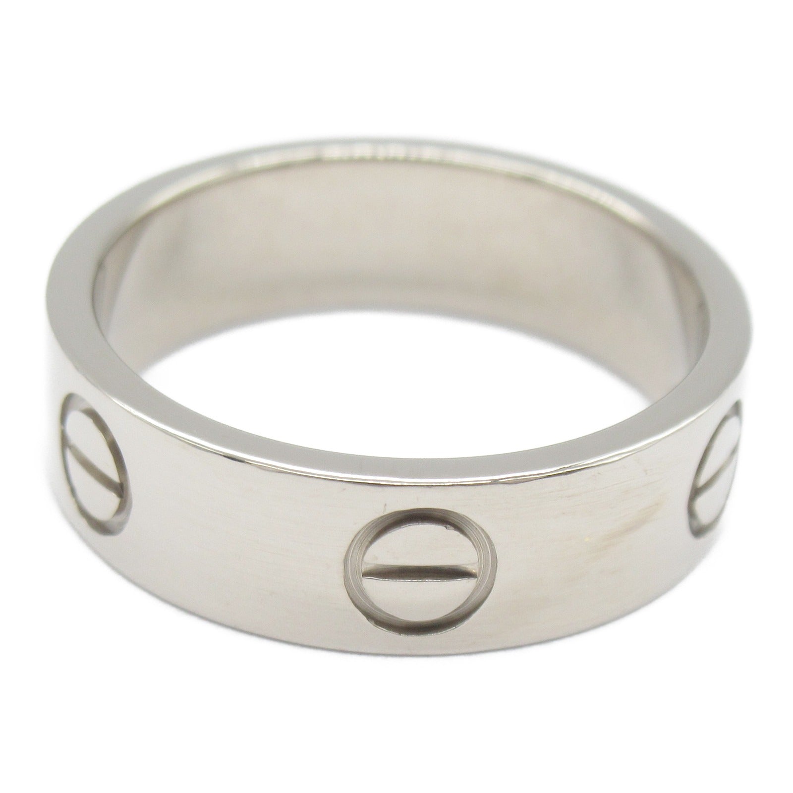 CARTIER 18K白金Love Ring戒指Cartier#53/US#6.25