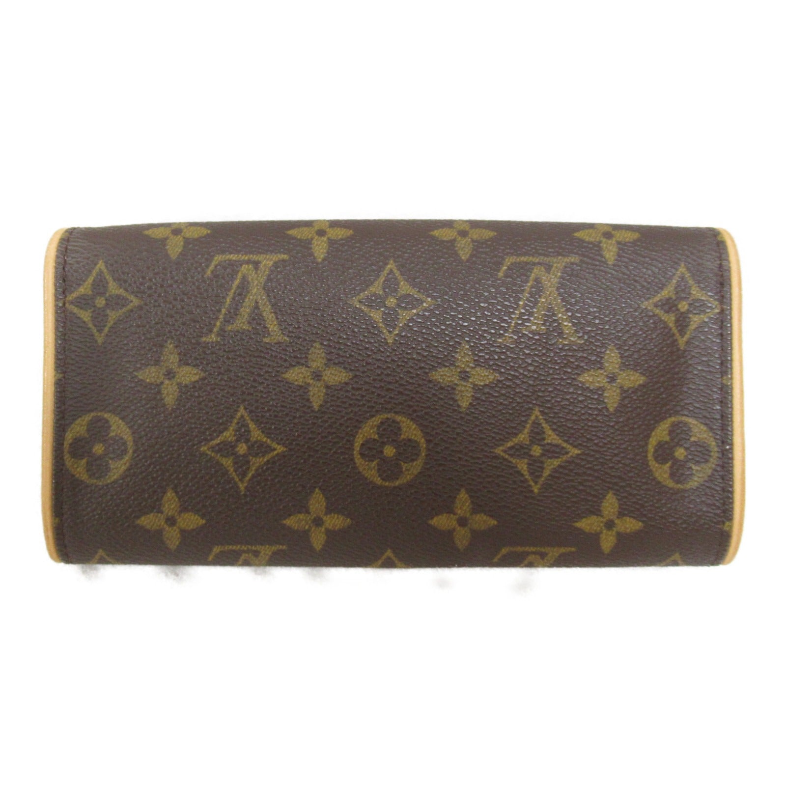 LOUIS VUITTON Monogram Pochette Twin PM金扣肩背袋啡色