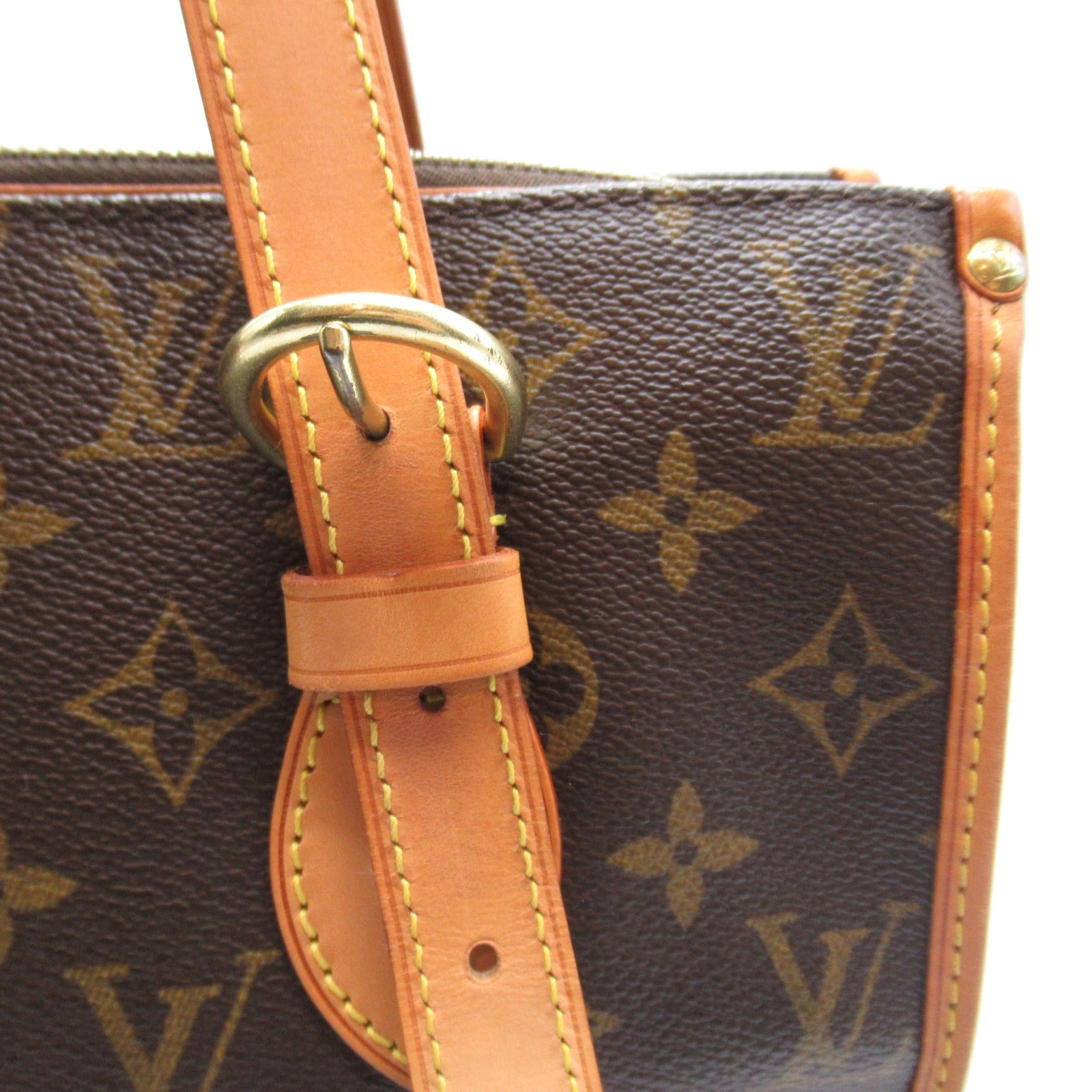 LOUIS VUITTON 【激減優惠】Monogram Popincourt Haut金扣肩背袋啡色