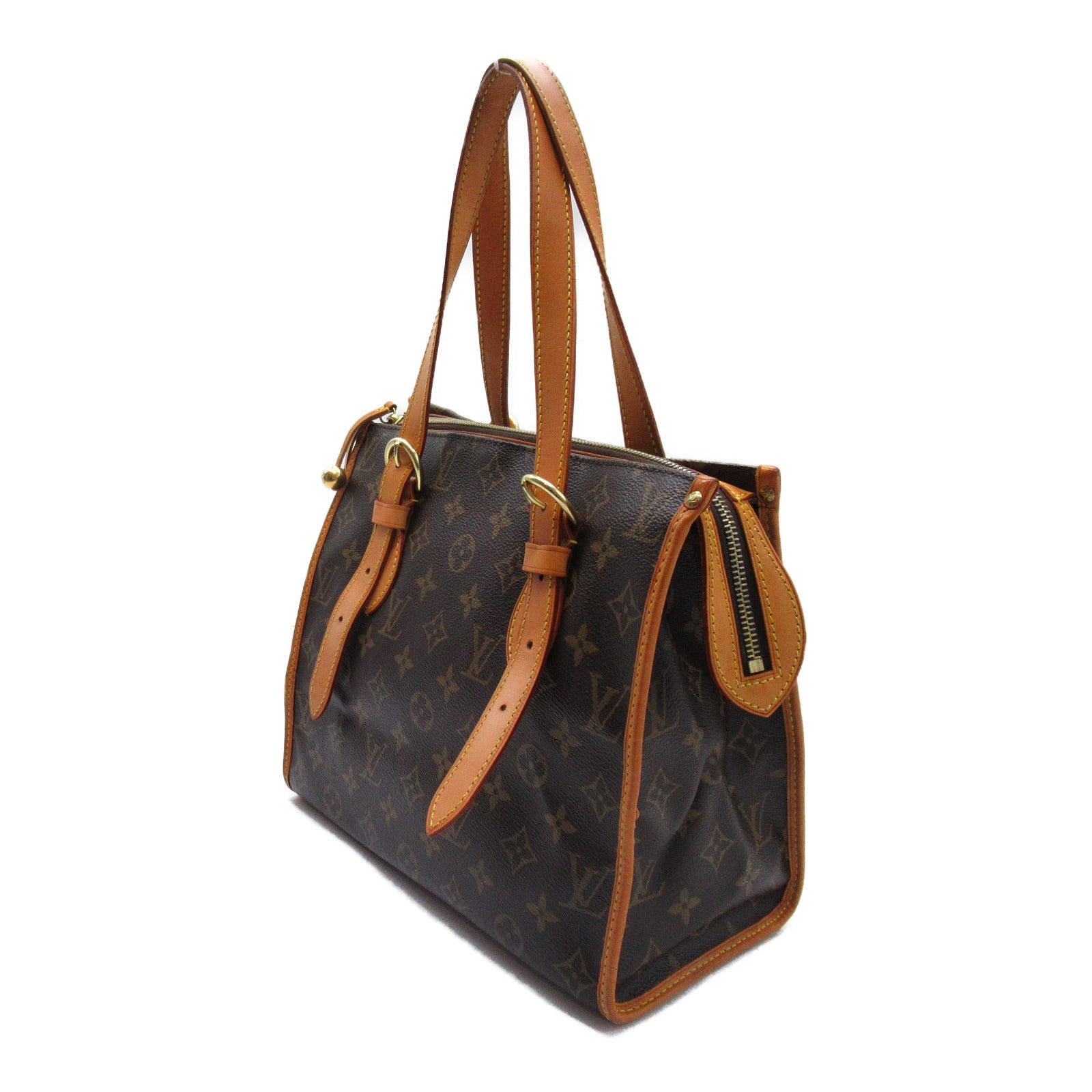 LOUIS VUITTON 【激減優惠】Monogram Popincourt Haut金扣肩背袋啡色