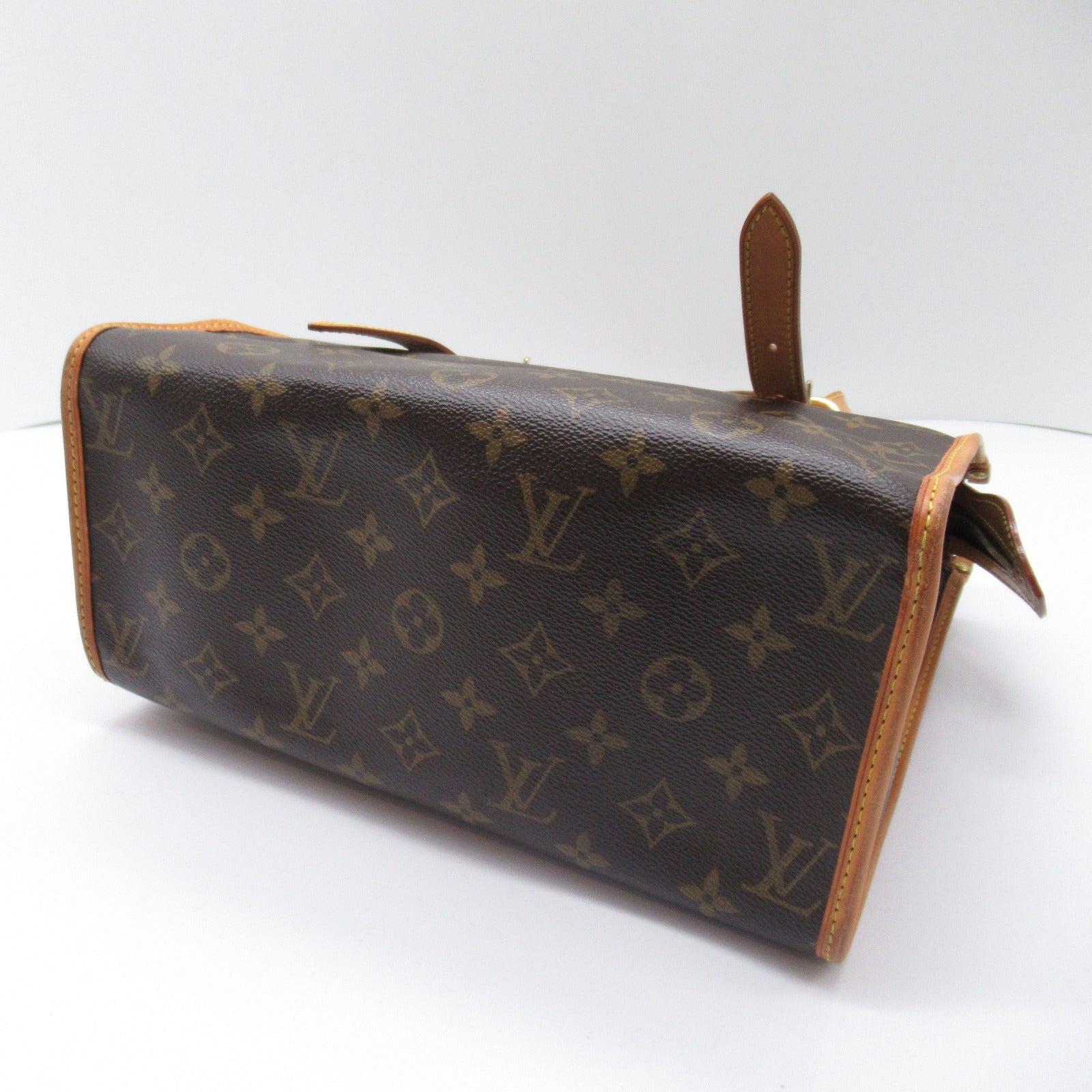 LOUIS VUITTON 【激減優惠】Monogram Popincourt Haut金扣肩背袋啡色