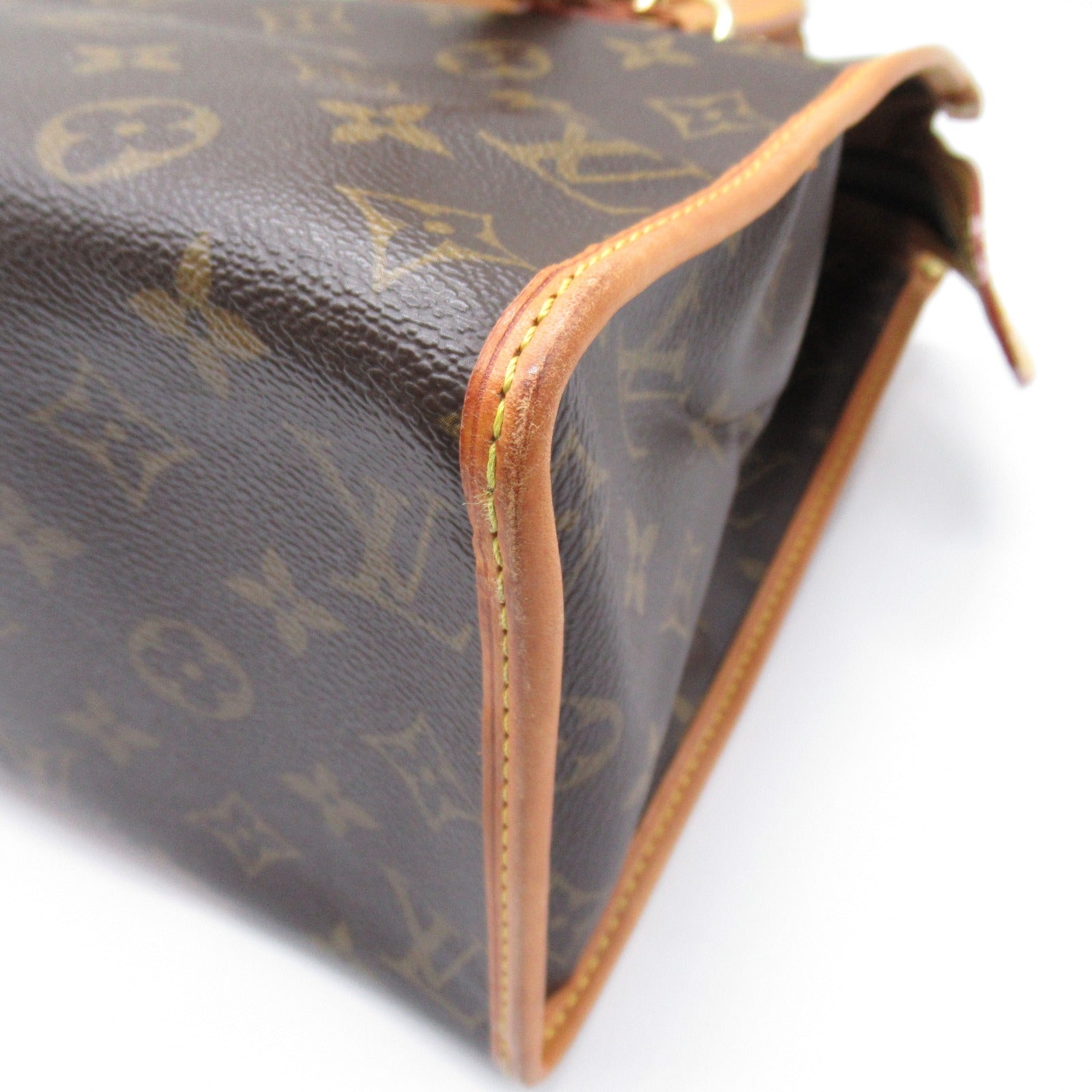 LOUIS VUITTON 【激減優惠】Monogram Popincourt Haut金扣肩背袋啡色