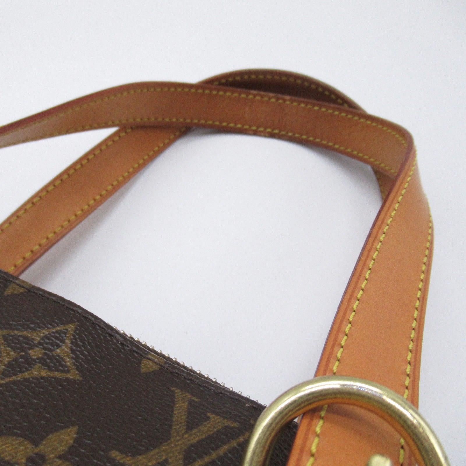 LOUIS VUITTON 【激減優惠】Monogram Popincourt Haut金扣肩背袋啡色