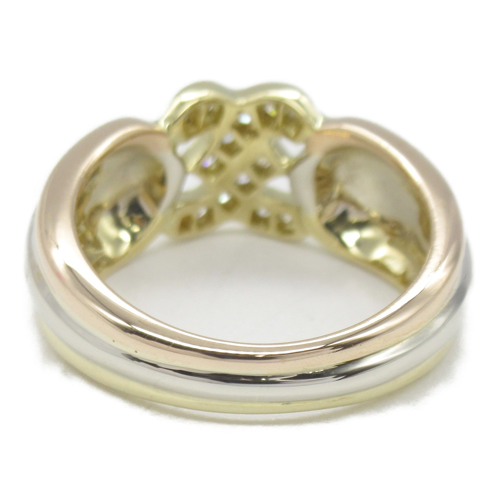 CARTIER 18K黃金/白金/玫瑰金Naja Diamond Ring鑽石戒指Cartier#49/US#4.75