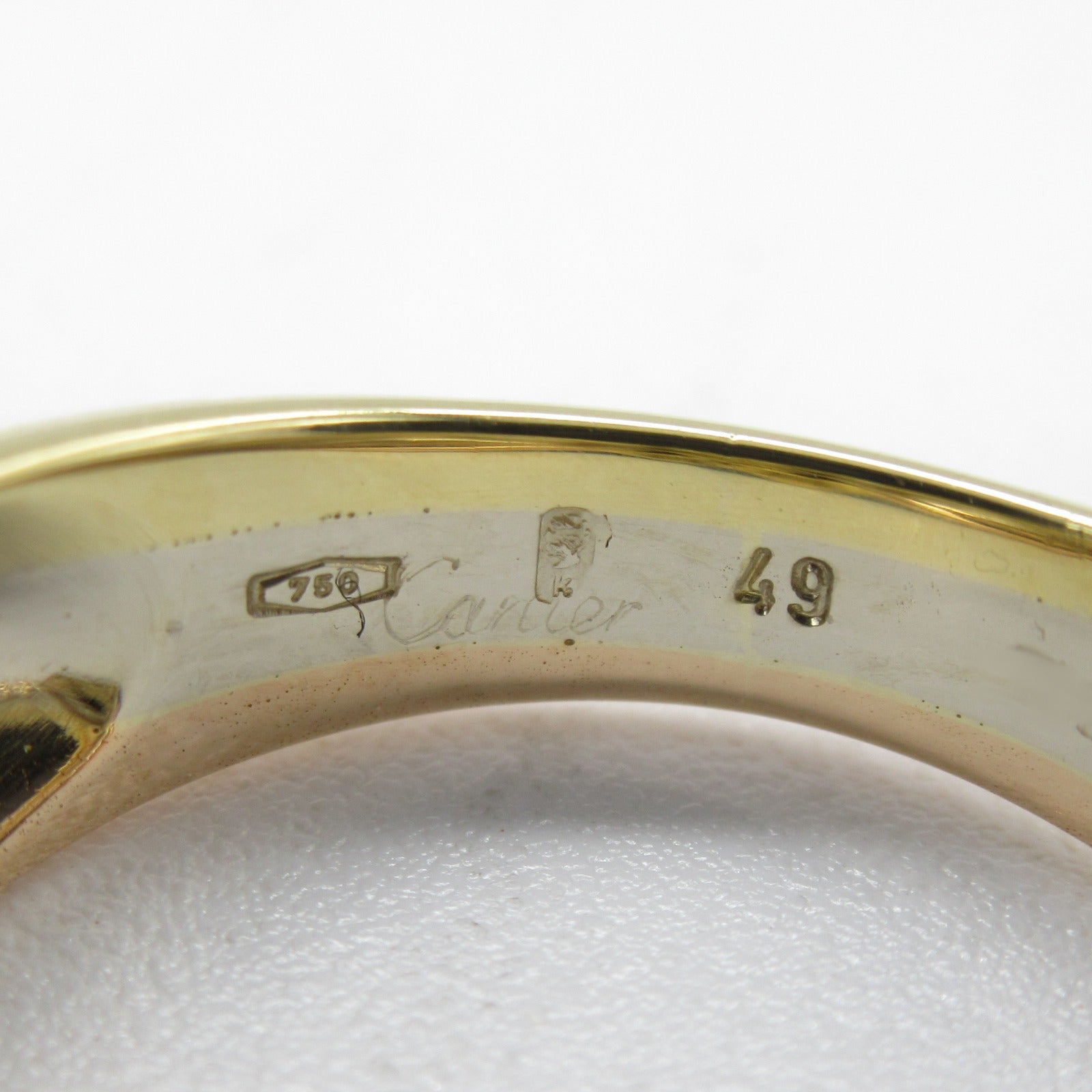 CARTIER 18K黃金/白金/玫瑰金Naja Diamond Ring鑽石戒指Cartier#49/US#4.75