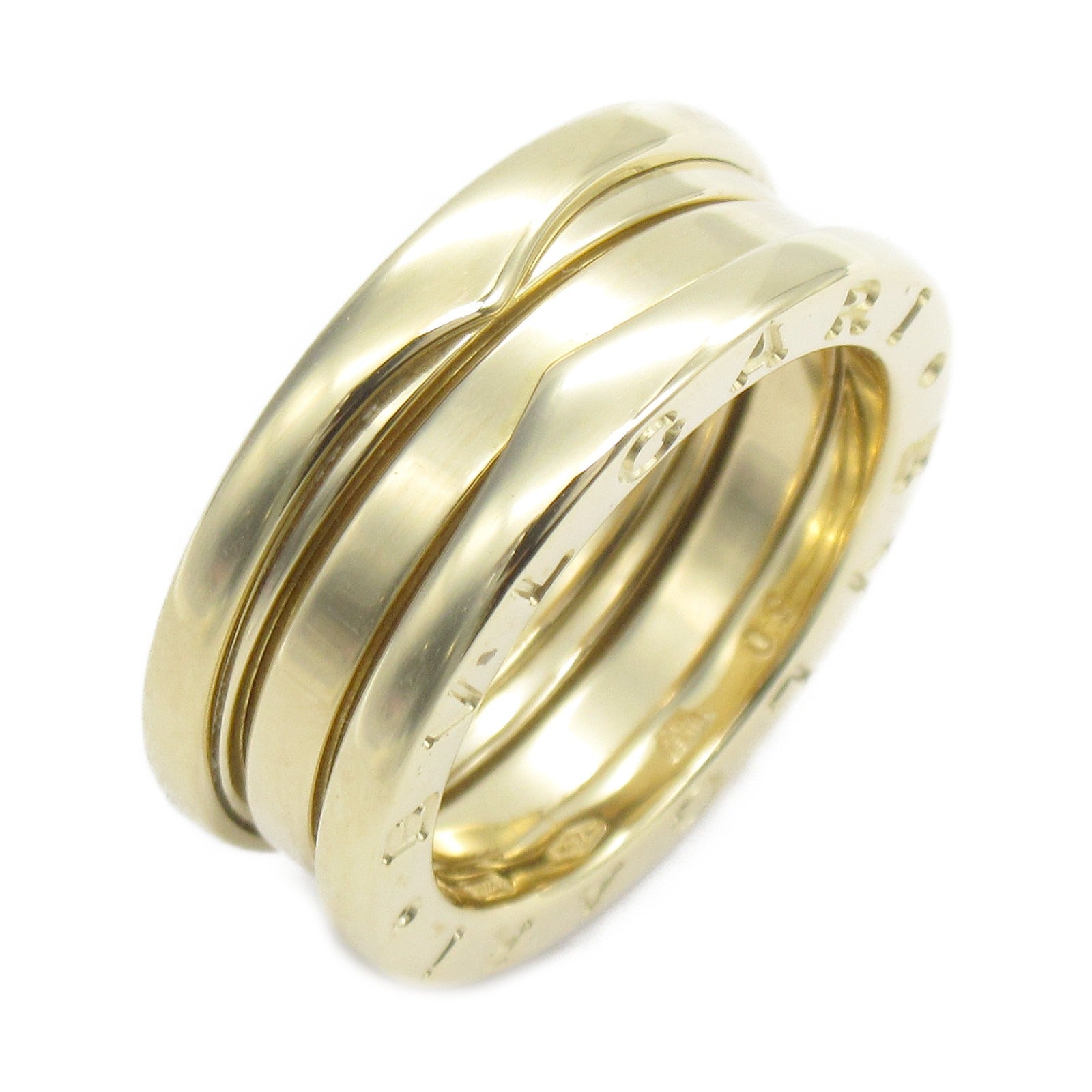 BVLGARI 【激減優惠】18K黃金B-zero1 3 Band Ring戒指Bvlgari#50/US#5