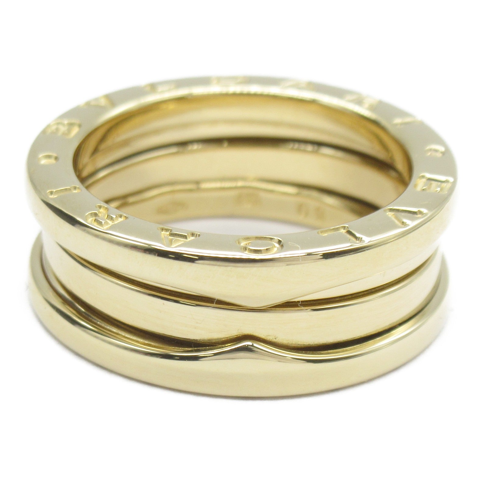 BVLGARI 【激減優惠】18K黃金B-zero1 3 Band Ring戒指Bvlgari#50/US#5