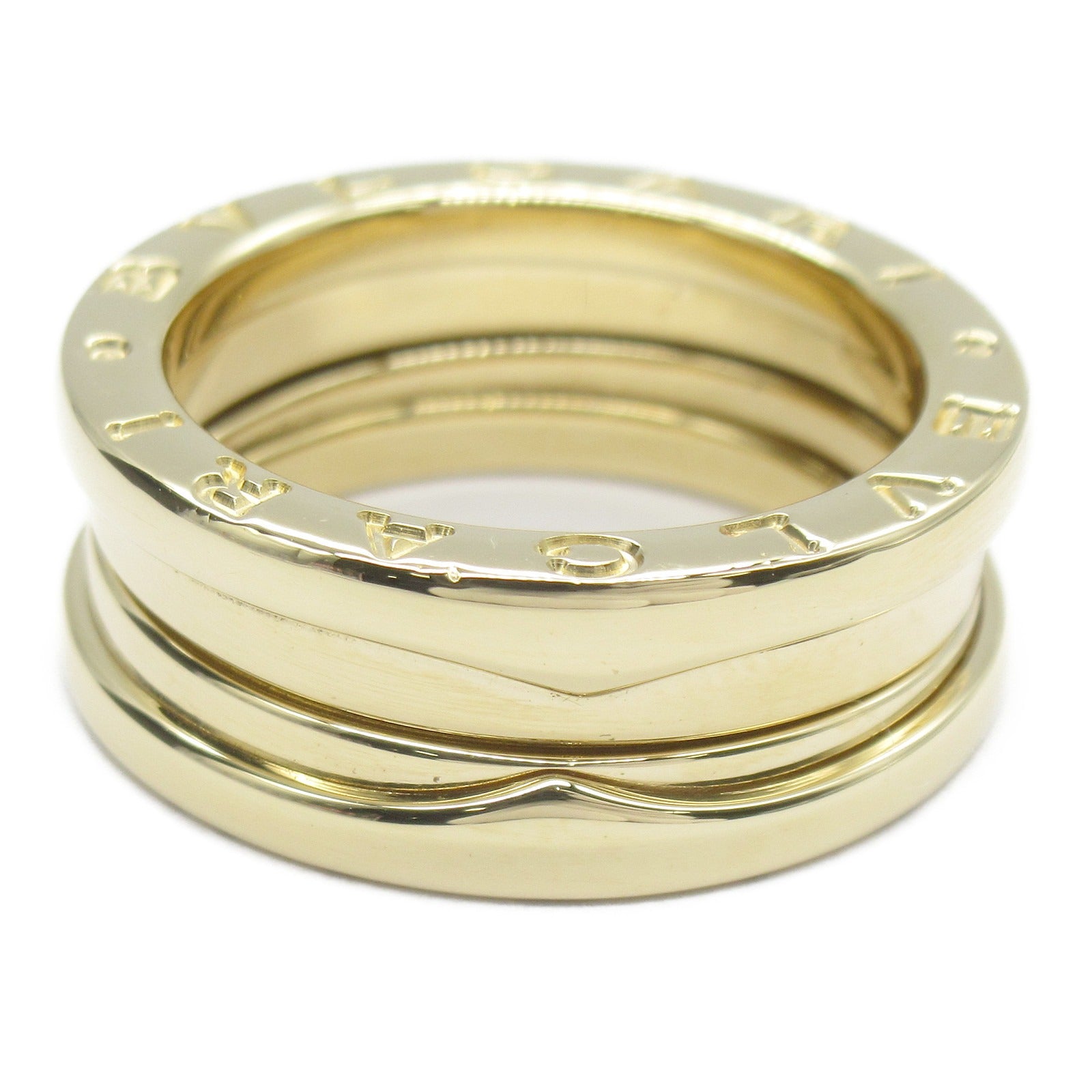 BVLGARI 【激減優惠】18K黃金B-zero1 3 Band Ring戒指Bvlgari#50/US#5