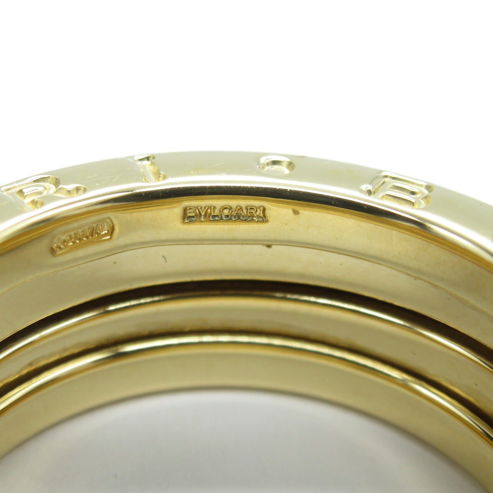 BVLGARI 【激減優惠】18K黃金B-zero1 3 Band Ring戒指Bvlgari#50/US#5
