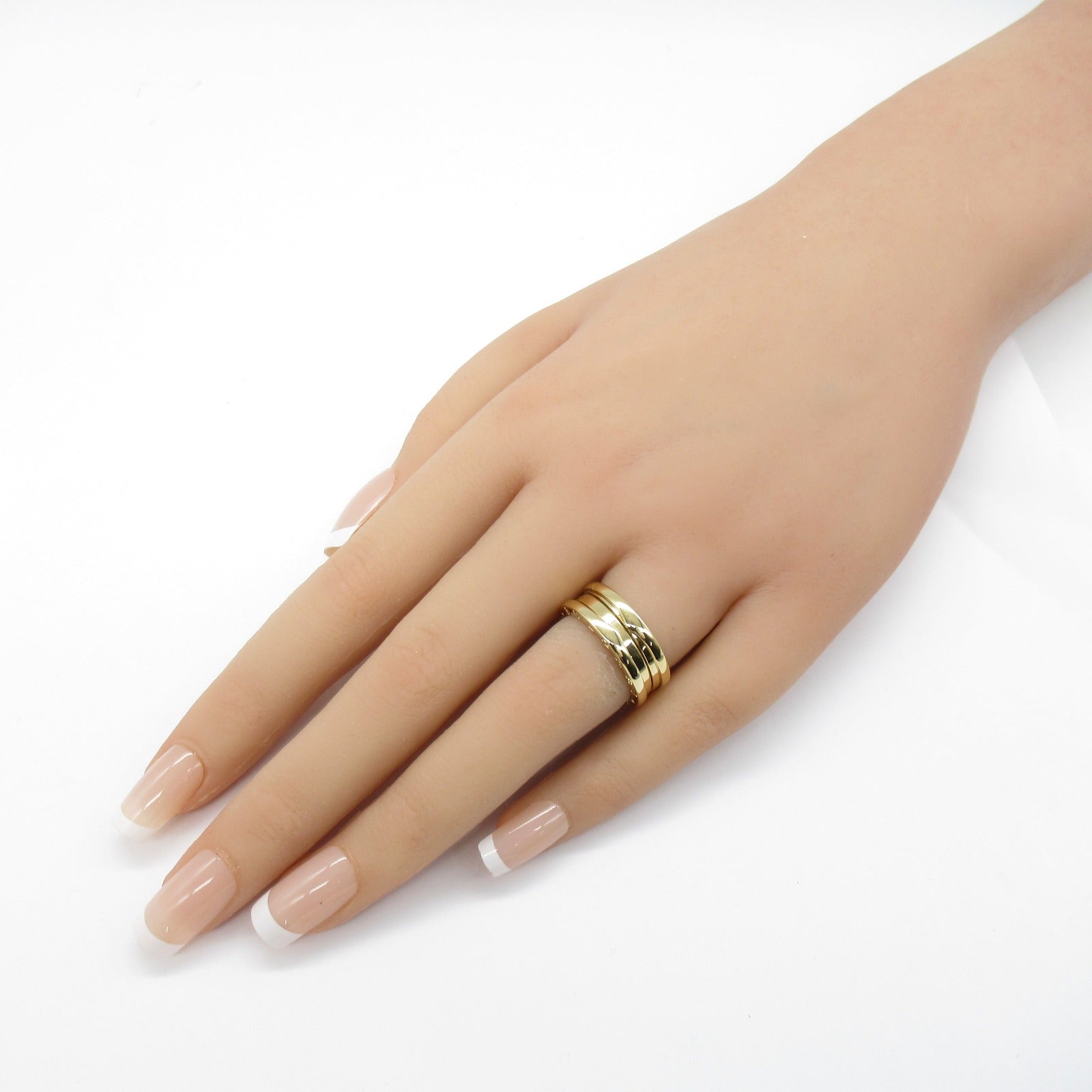 BVLGARI 【激減優惠】18K黃金B-zero1 3 Band Ring戒指Bvlgari#50/US#5
