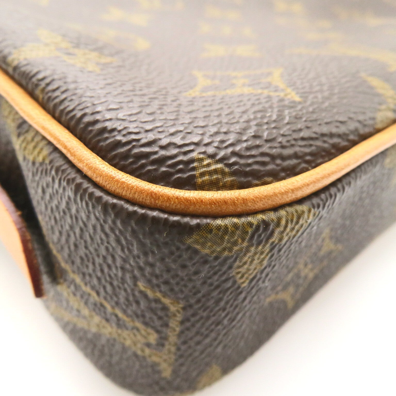 LOUIS VUITTON Monogram Pochette Marly Bando金扣肩背袋啡色