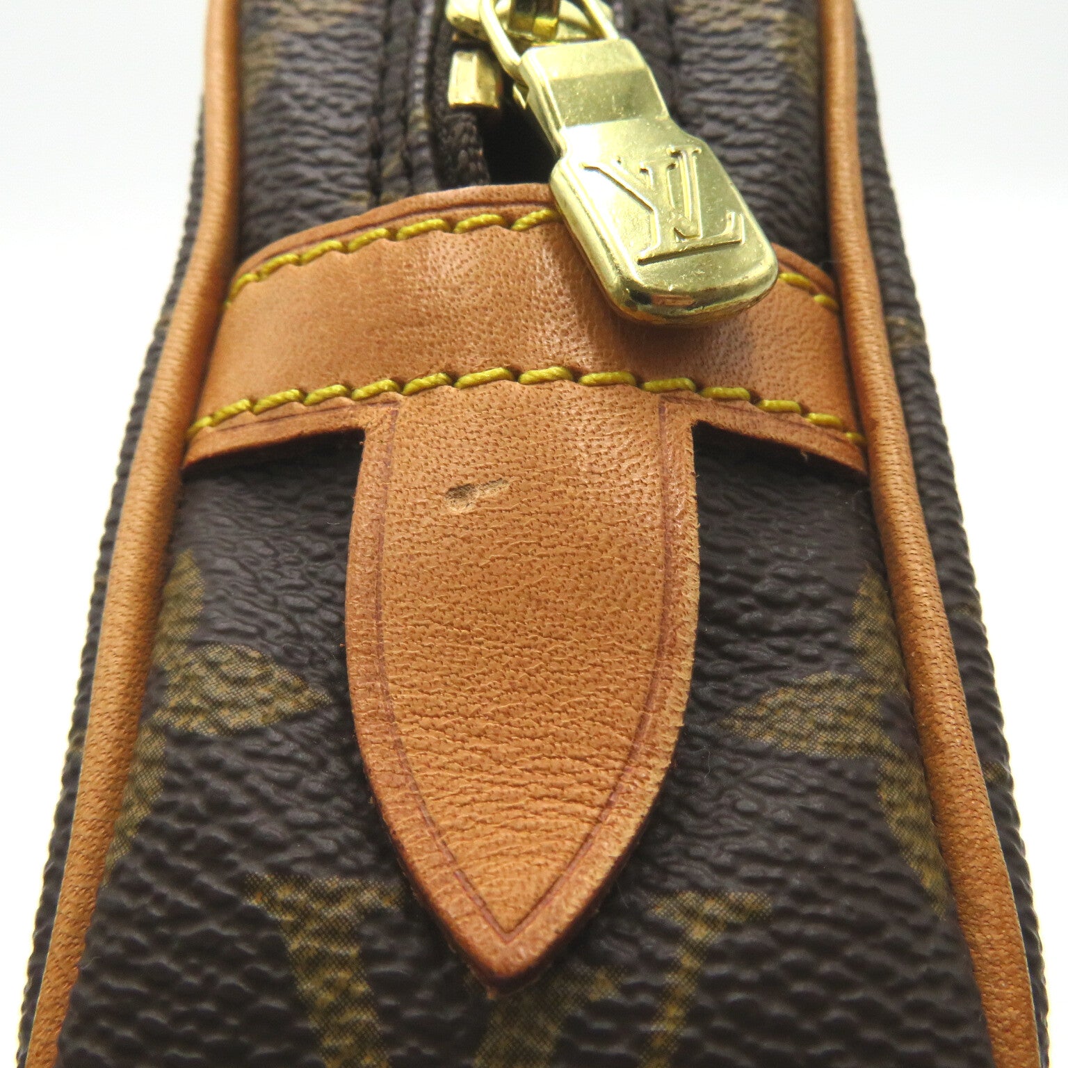 LOUIS VUITTON Monogram Pochette Marly Bando金扣肩背袋啡色