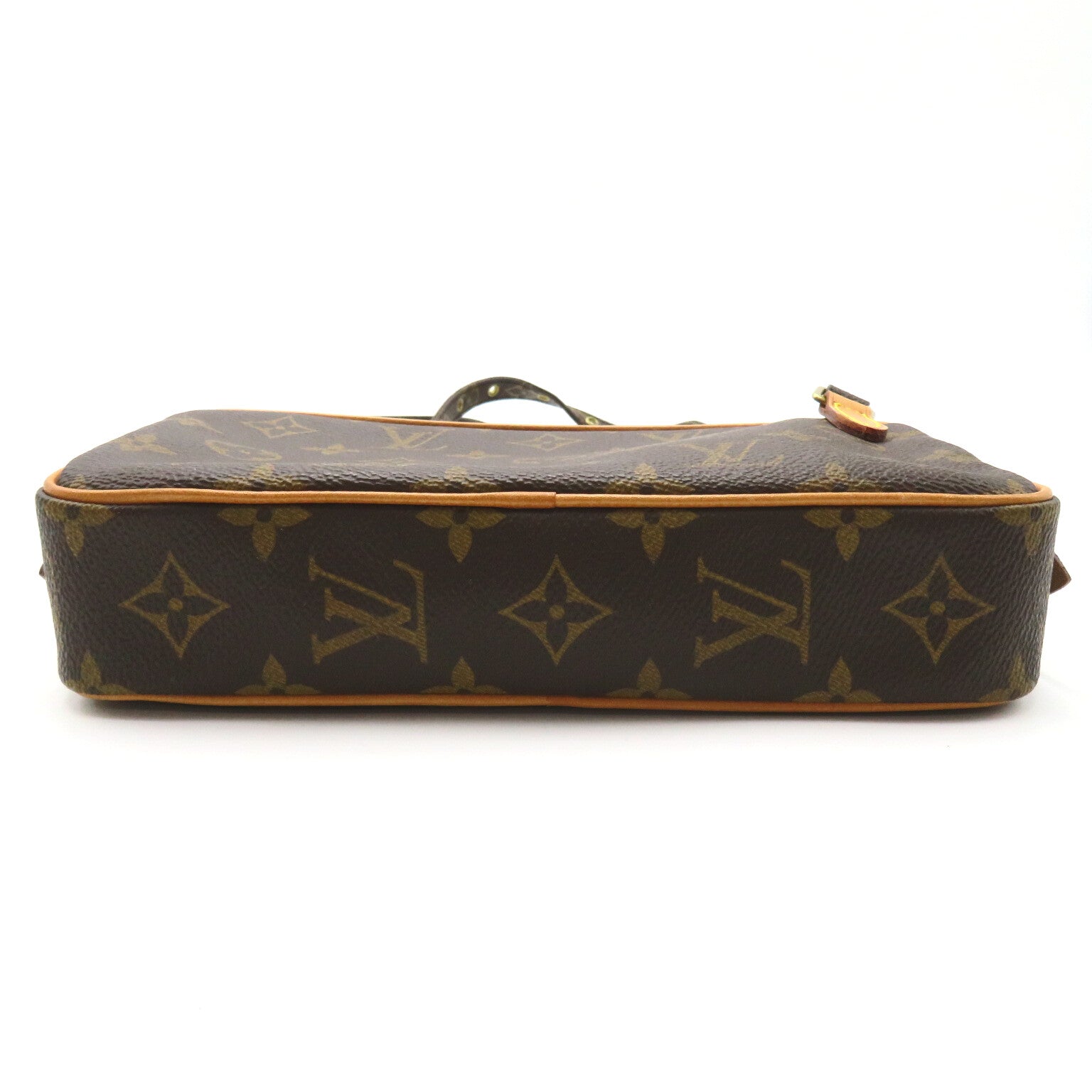 LOUIS VUITTON Monogram Pochette Marly Bando金扣肩背袋啡色