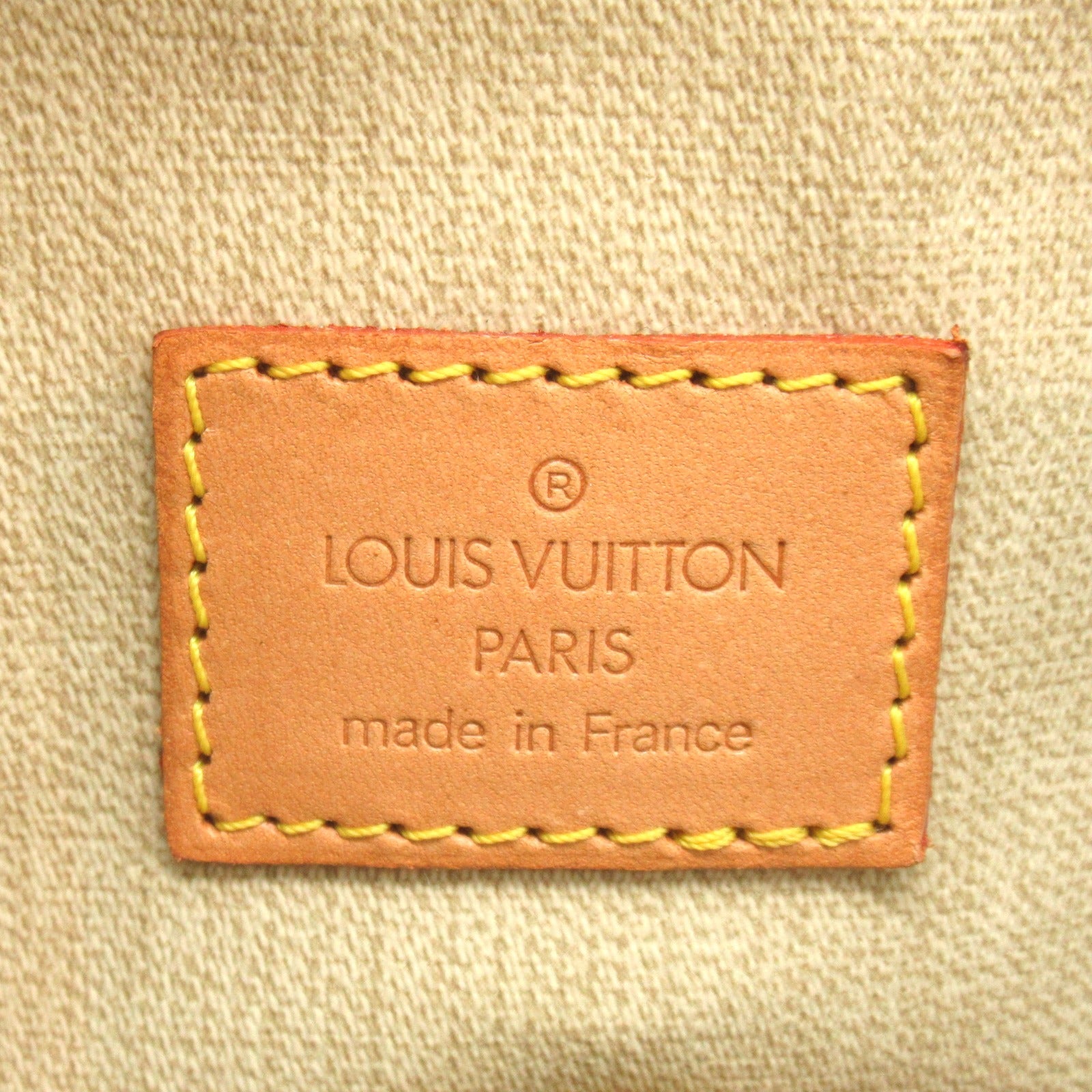 LOUIS VUITTON Monogram Trouville金扣手挽袋啡色