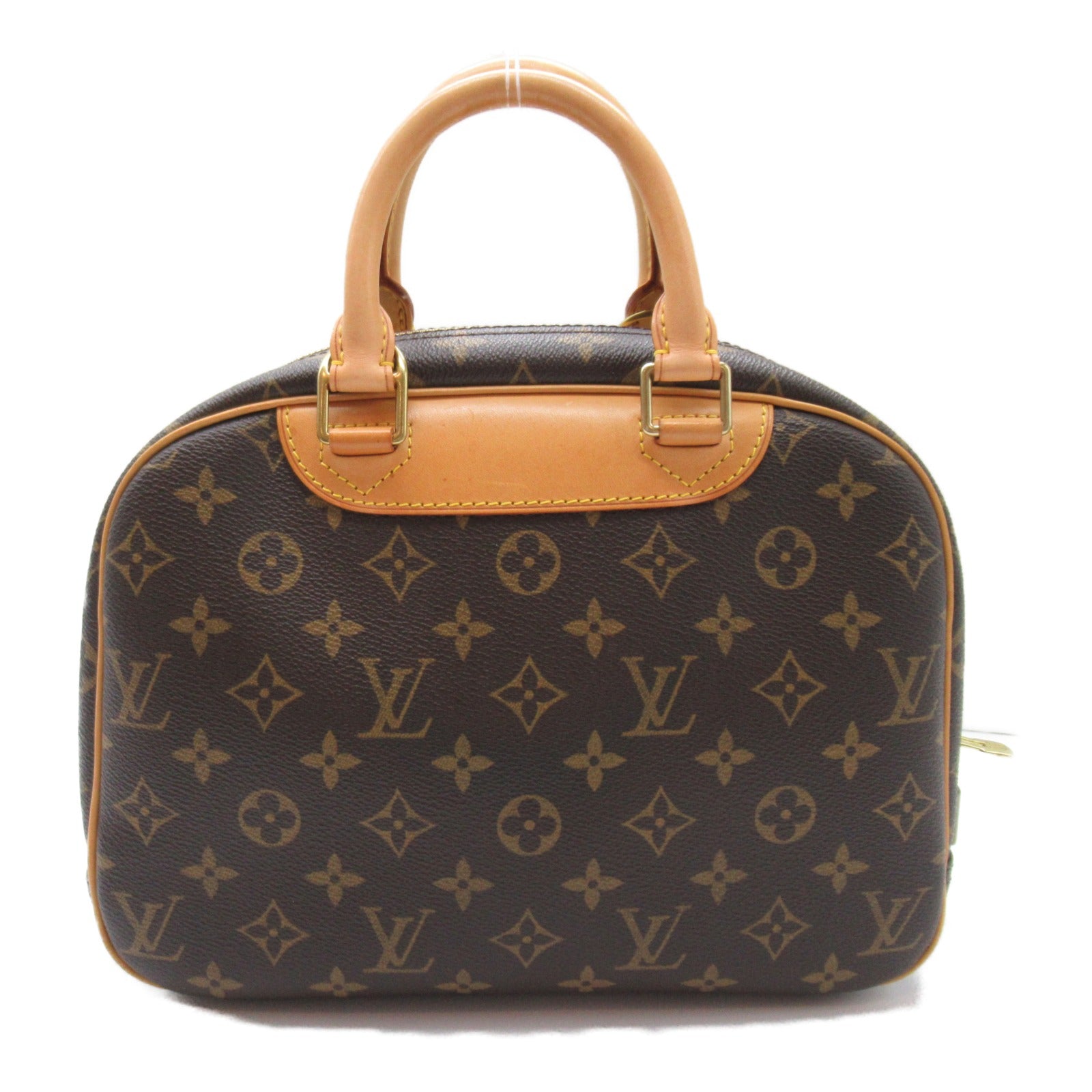LOUIS VUITTON Monogram Trouville金扣手挽袋啡色