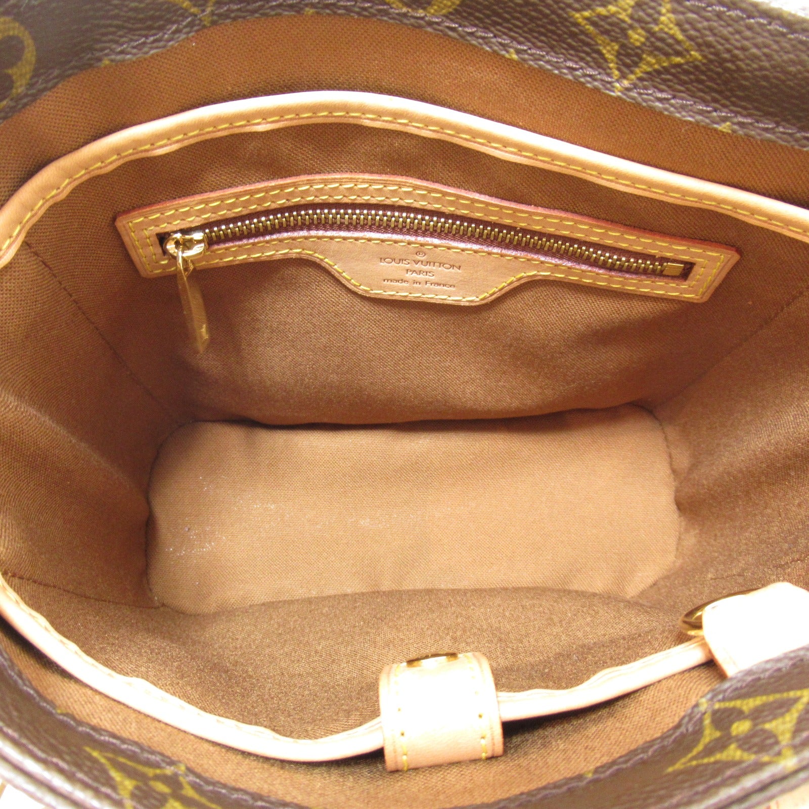 LOUIS VUITTON Monogram Vavin PM金扣手挽袋啡色