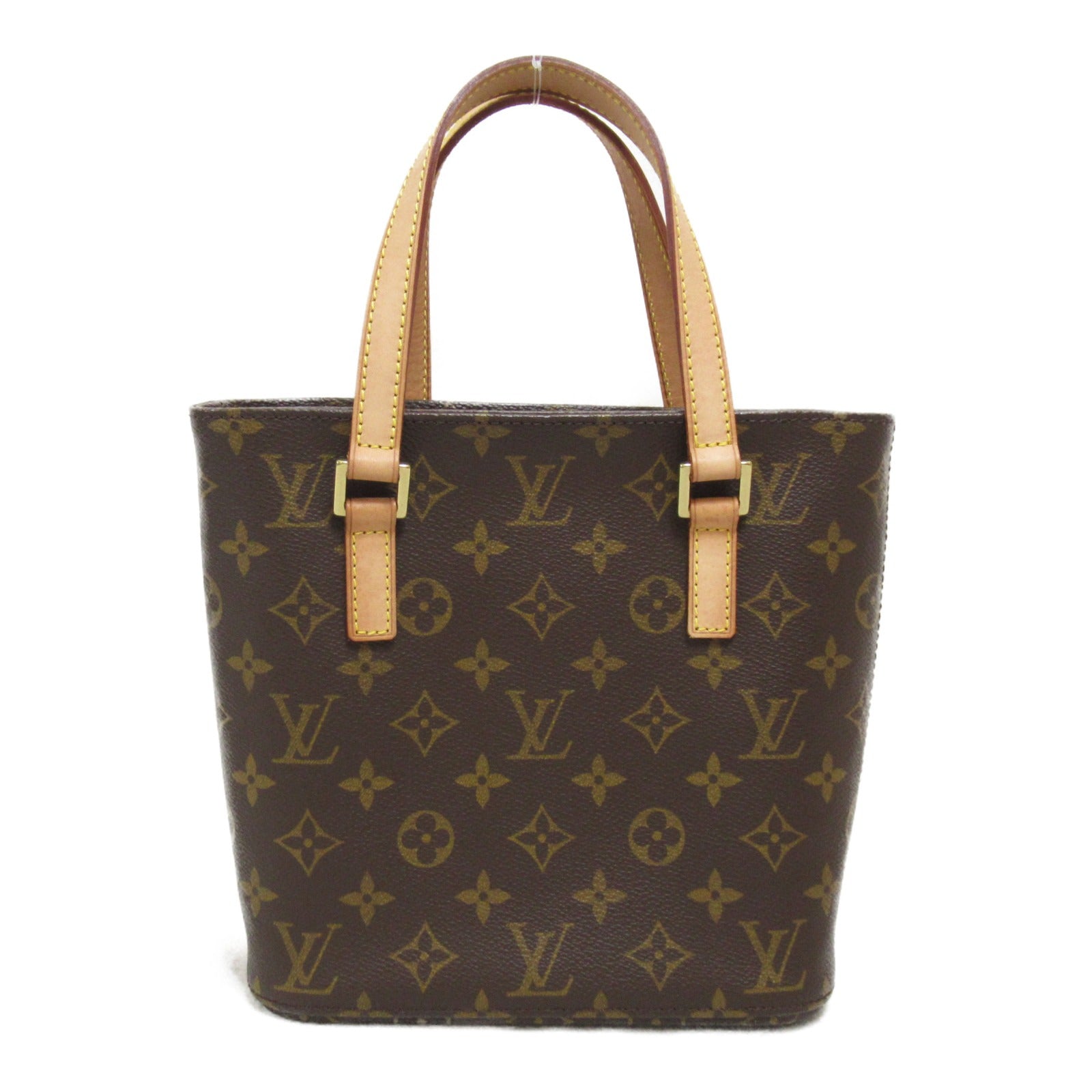LOUIS VUITTON Monogram Vavin PM金扣手挽袋啡色