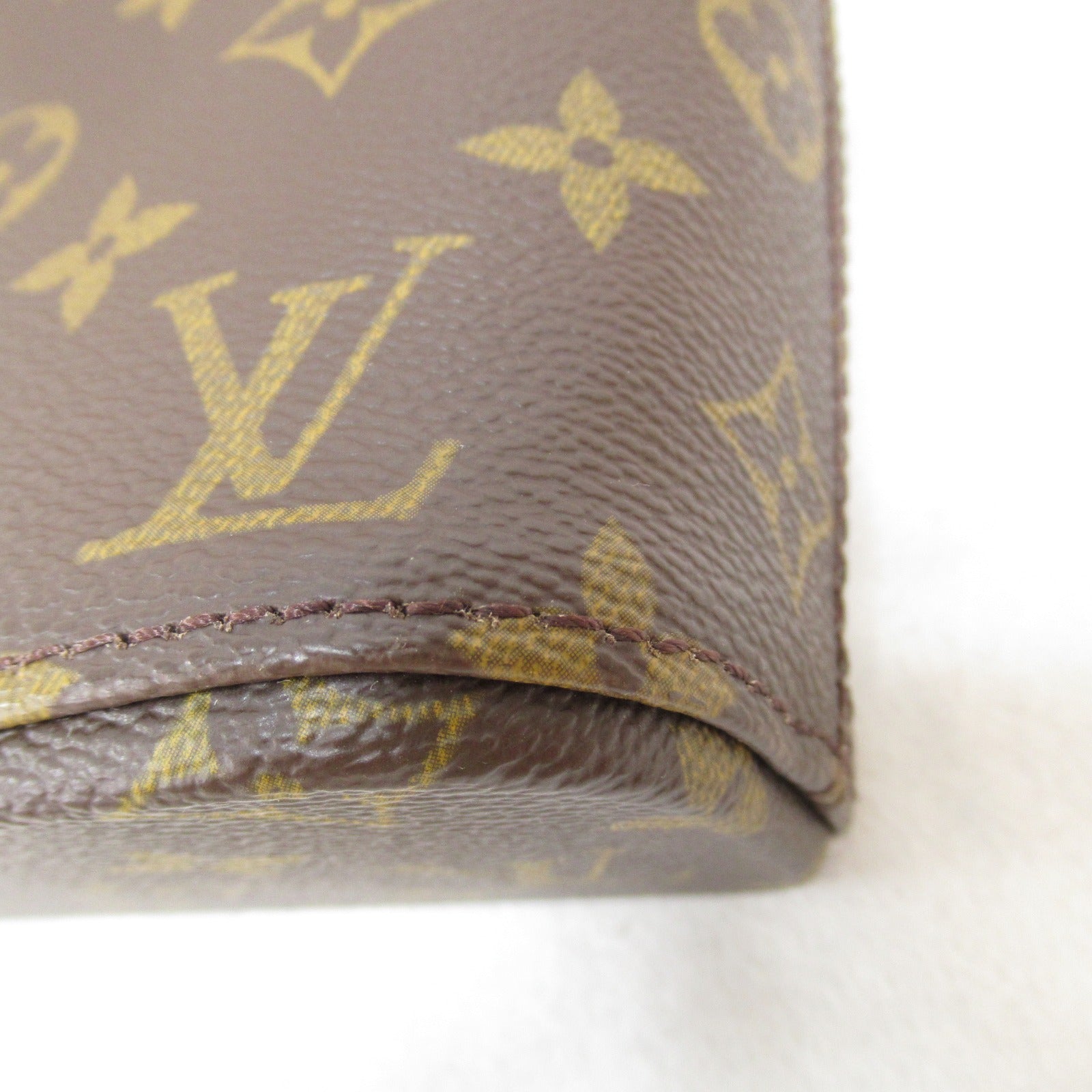LOUIS VUITTON Monogram Vavin PM金扣手挽袋啡色