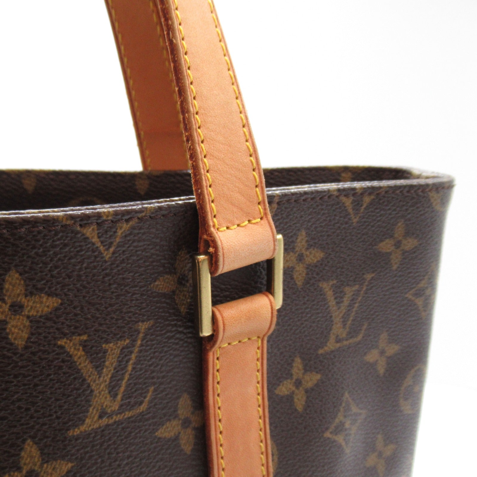 LOUIS VUITTON Monogram Vavin  GM金扣手挽袋啡色