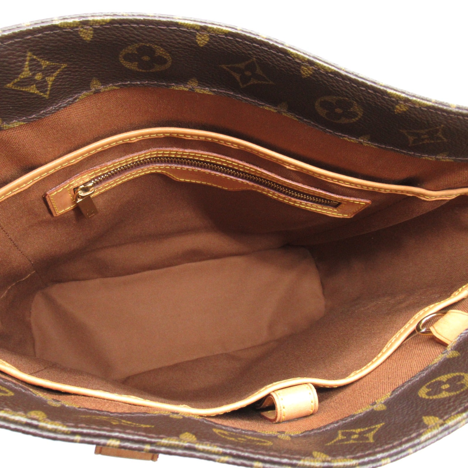 LOUIS VUITTON Monogram Vavin  GM金扣手挽袋啡色