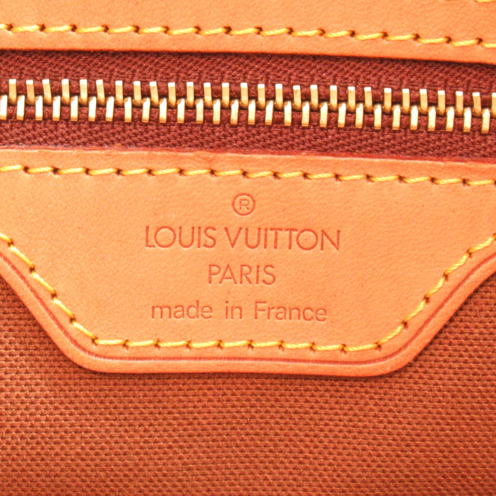 LOUIS VUITTON Monogram Vavin  GM金扣手挽袋啡色