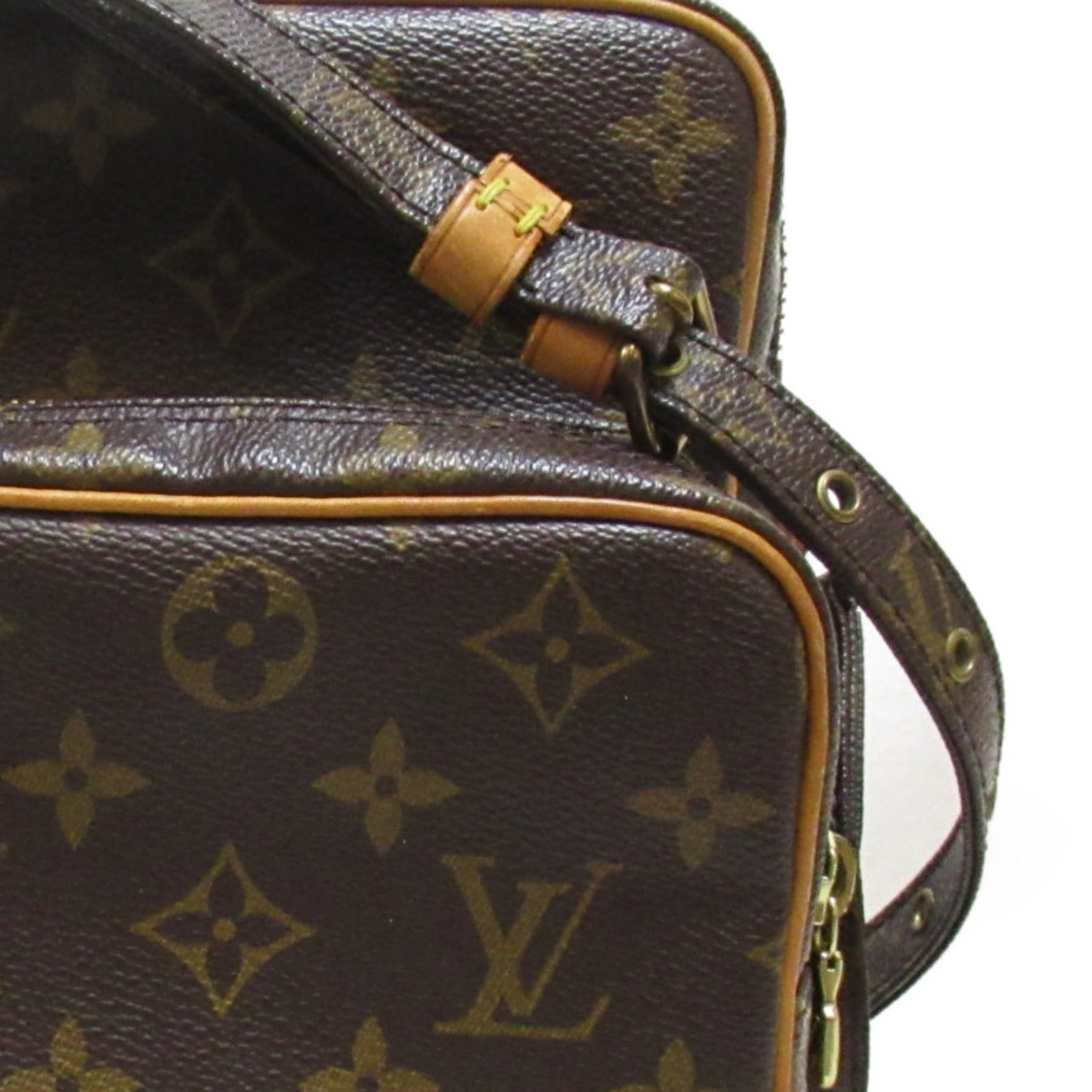 LOUIS VUITTON Monogram Amazon金扣肩背袋啡色