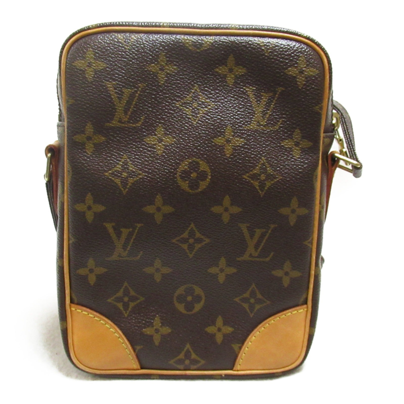 LOUIS VUITTON Monogram Amazon金扣肩背袋啡色