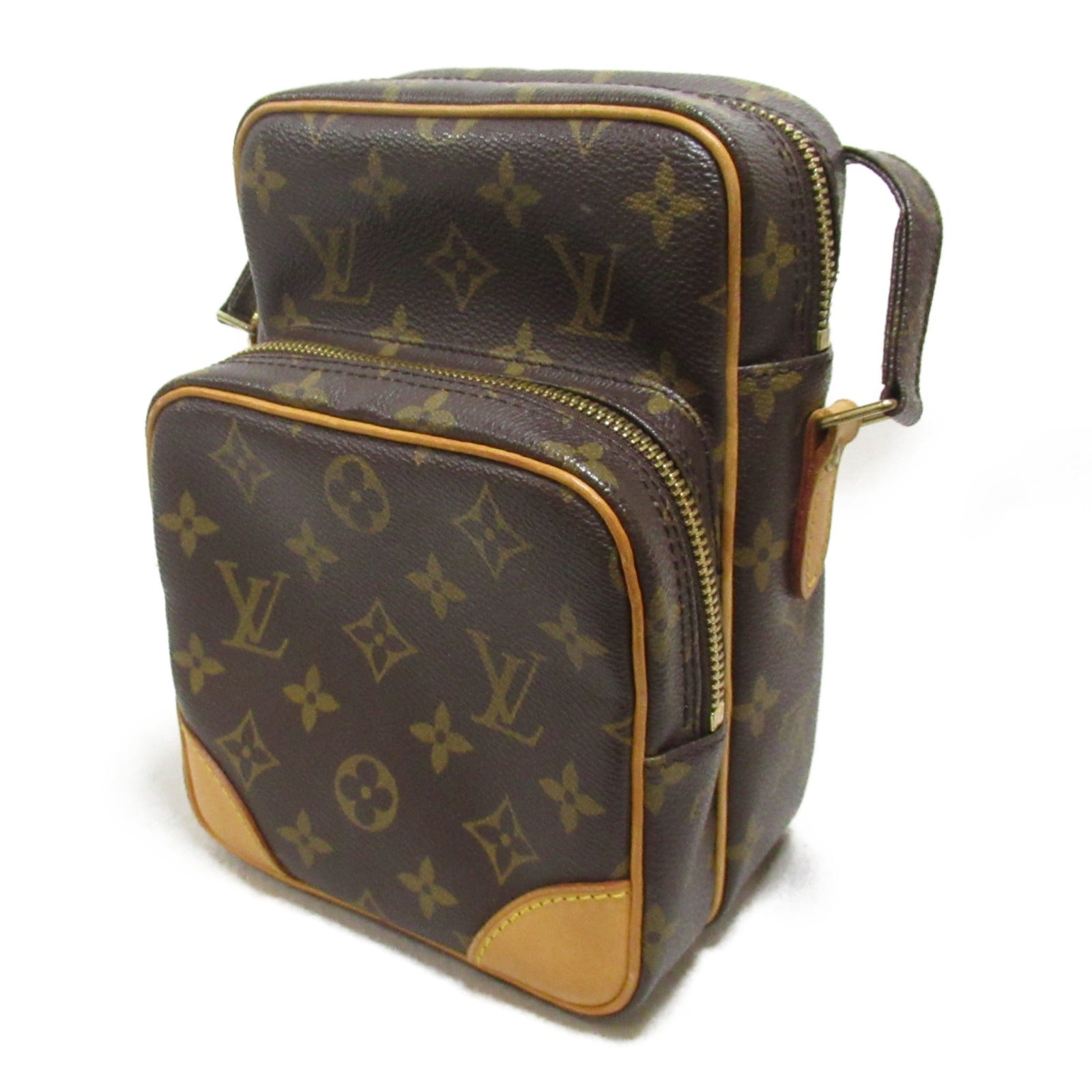 LOUIS VUITTON Monogram Amazon金扣肩背袋啡色