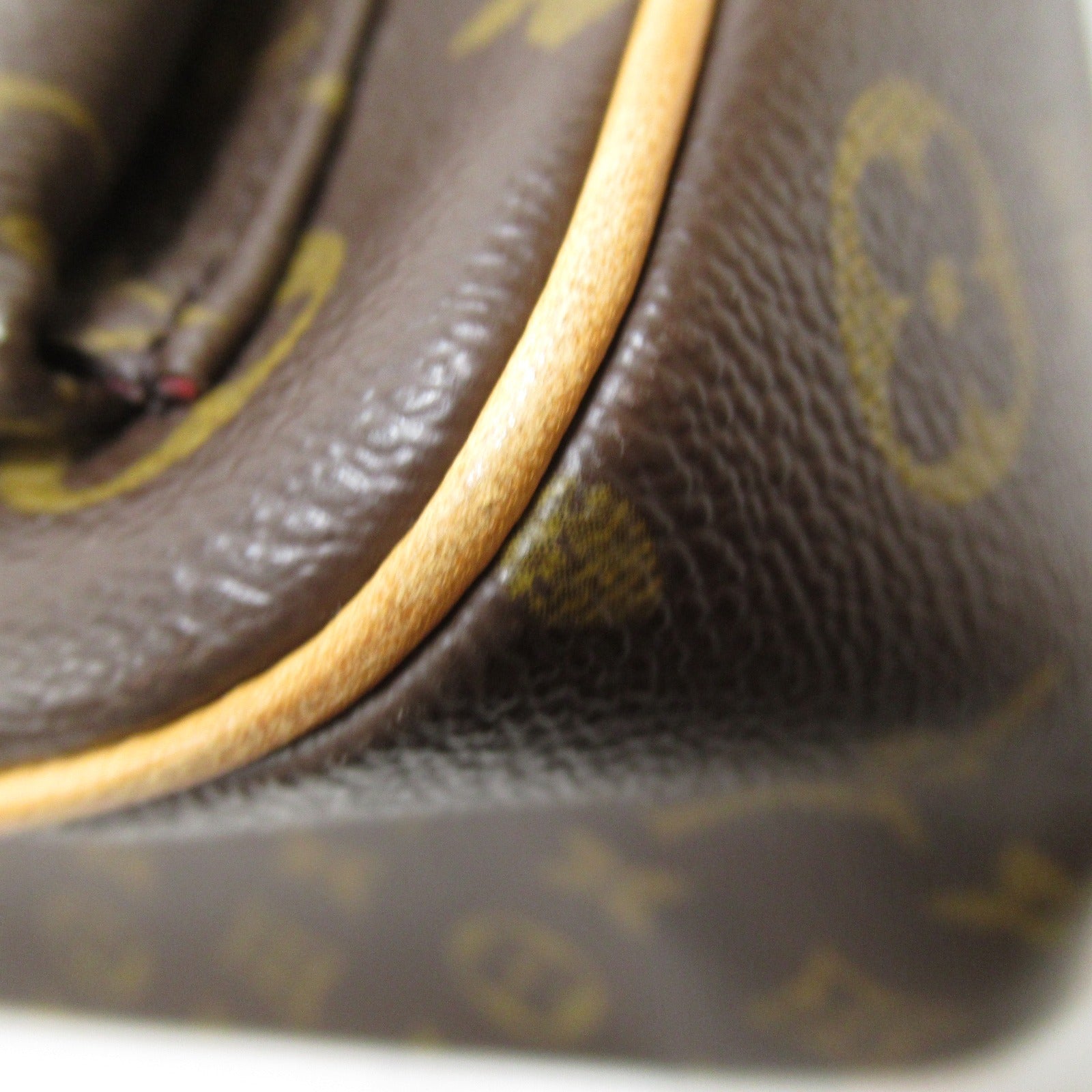 LOUIS VUITTON Monogram Multipli Cite金扣肩背袋棕色