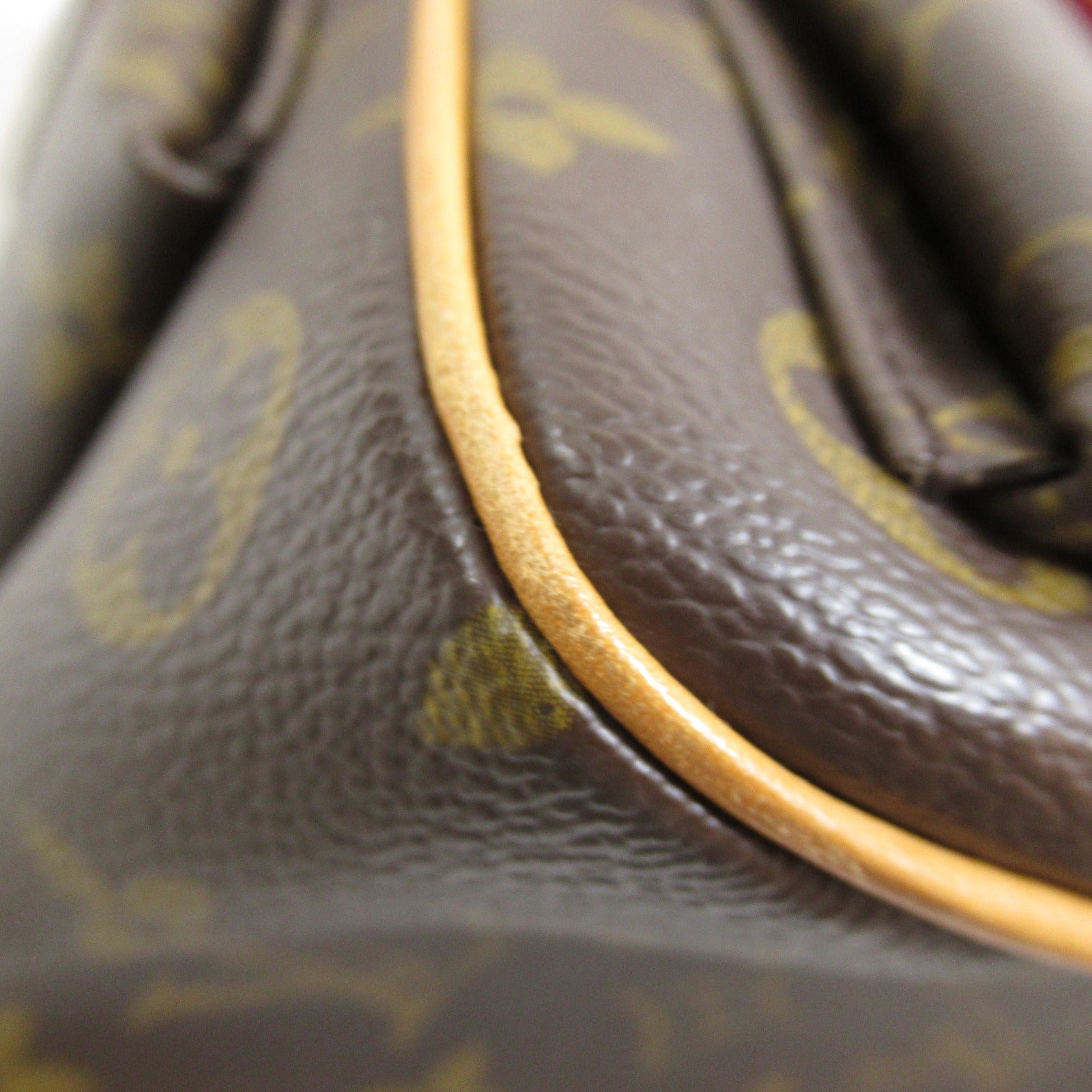 LOUIS VUITTON Monogram Multipli Cite金扣肩背袋棕色