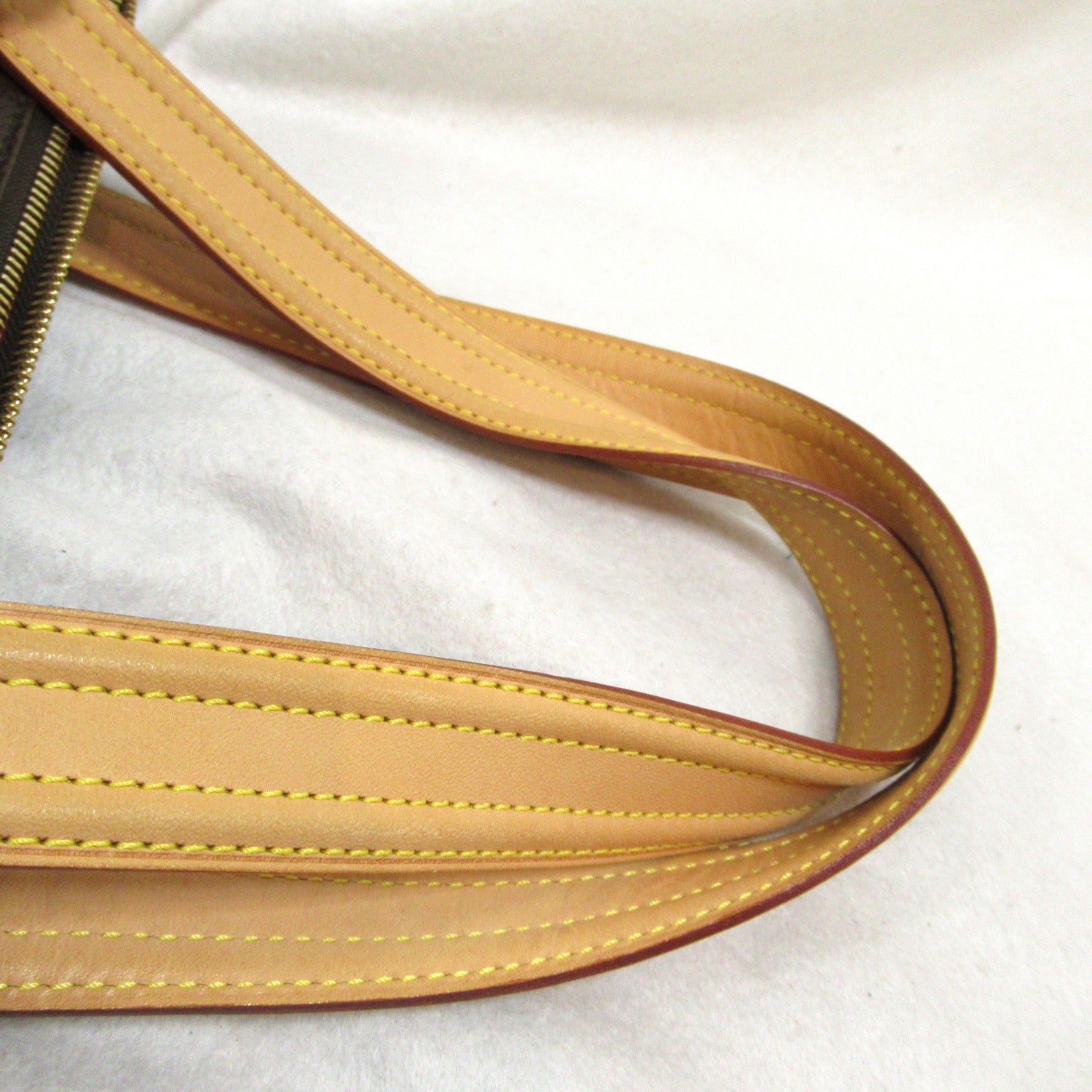 LOUIS VUITTON Monogram Multipli Cite金扣肩背袋棕色