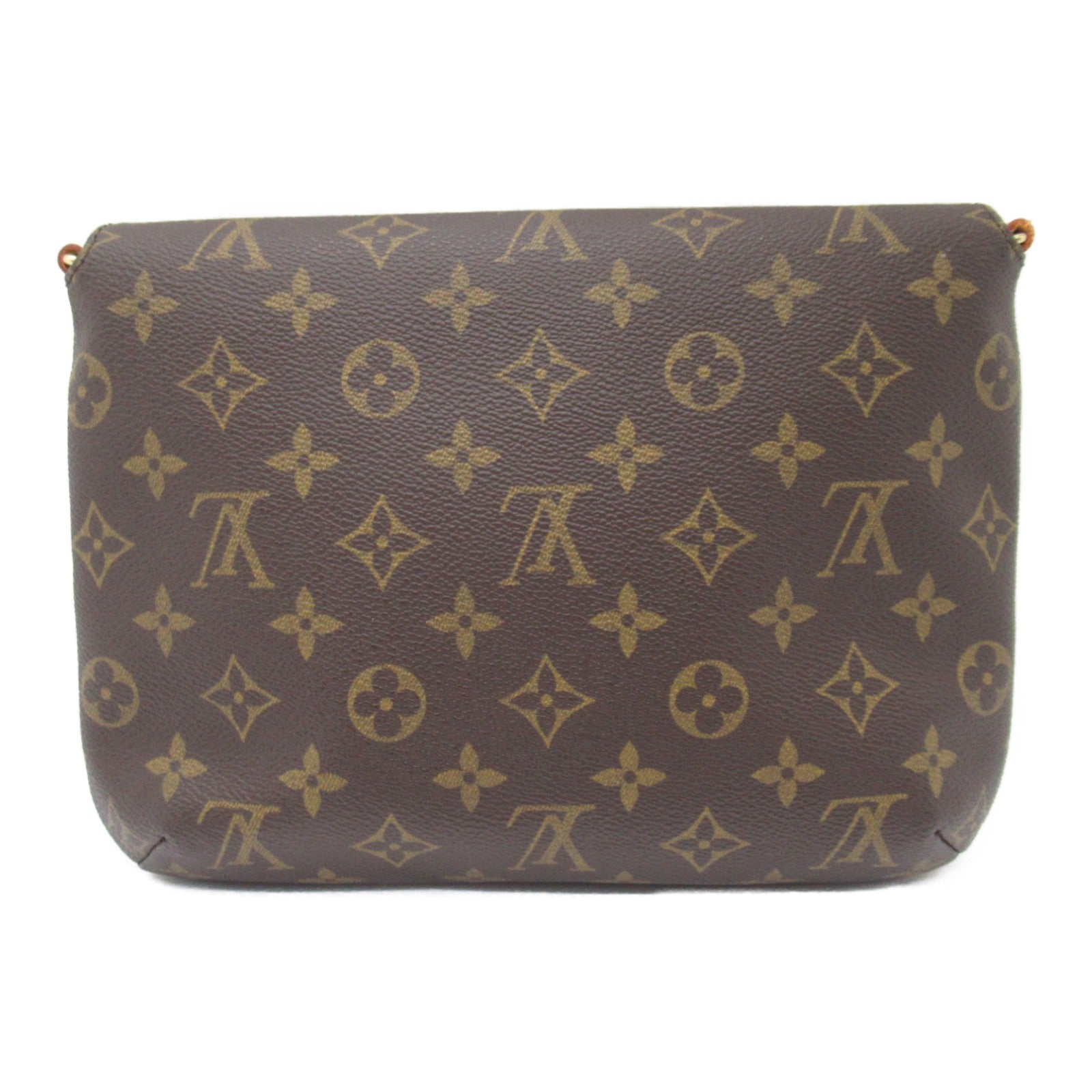 LOUIS VUITTON Monogram Musette Tango金扣肩背袋啡色