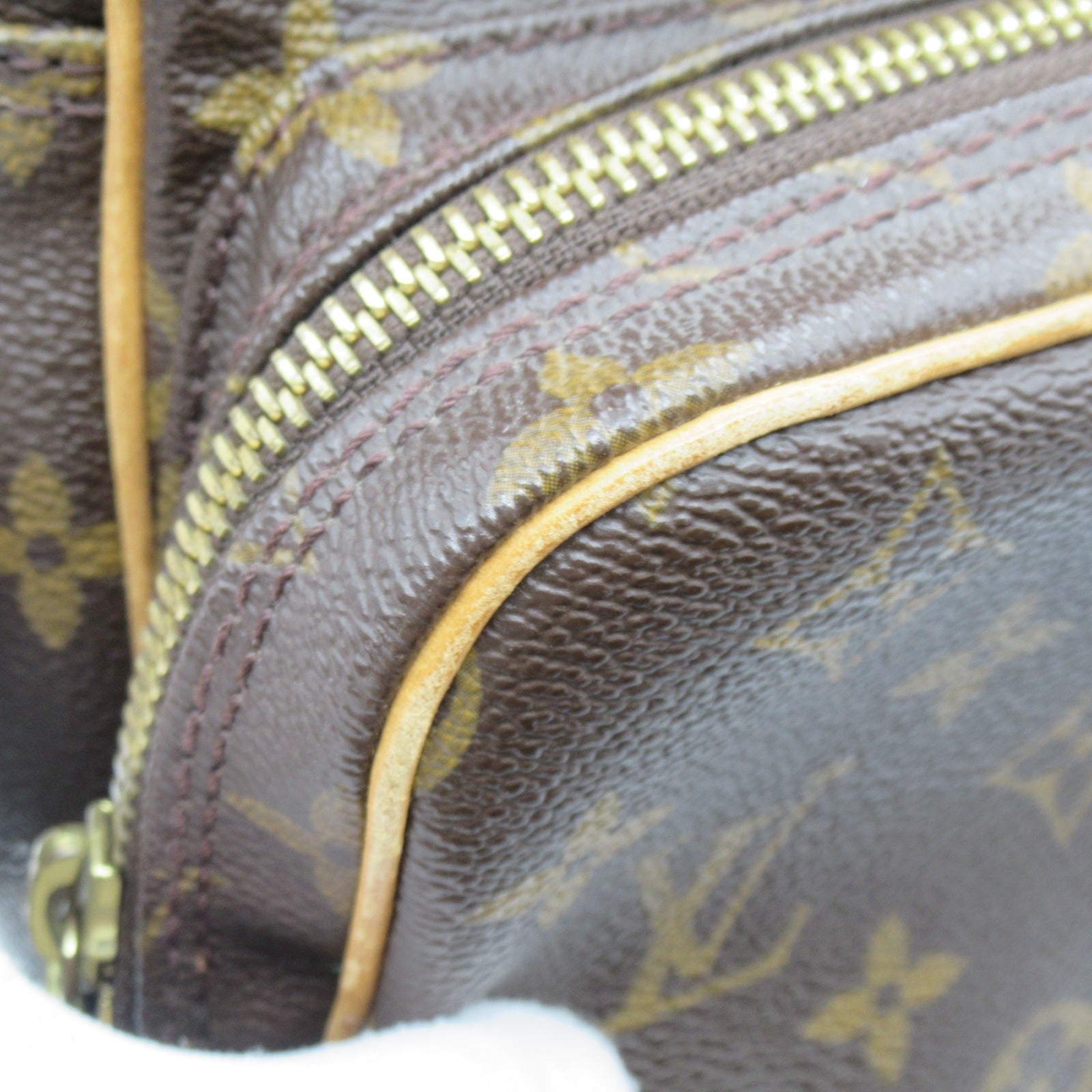 LOUIS VUITTON Monogram Amazon金扣肩背袋啡色