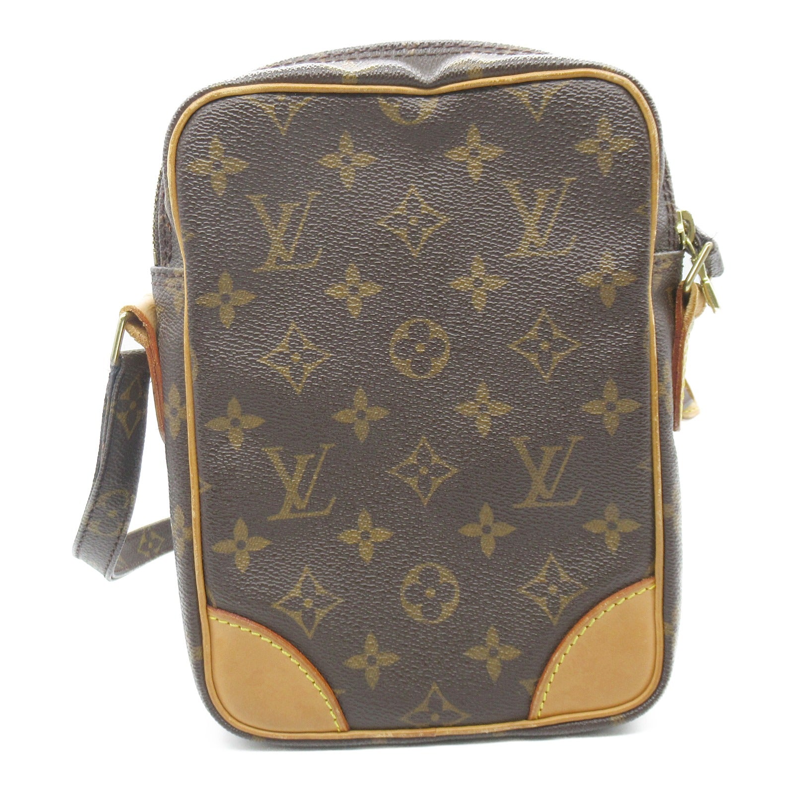LOUIS VUITTON Monogram Amazon金扣肩背袋啡色