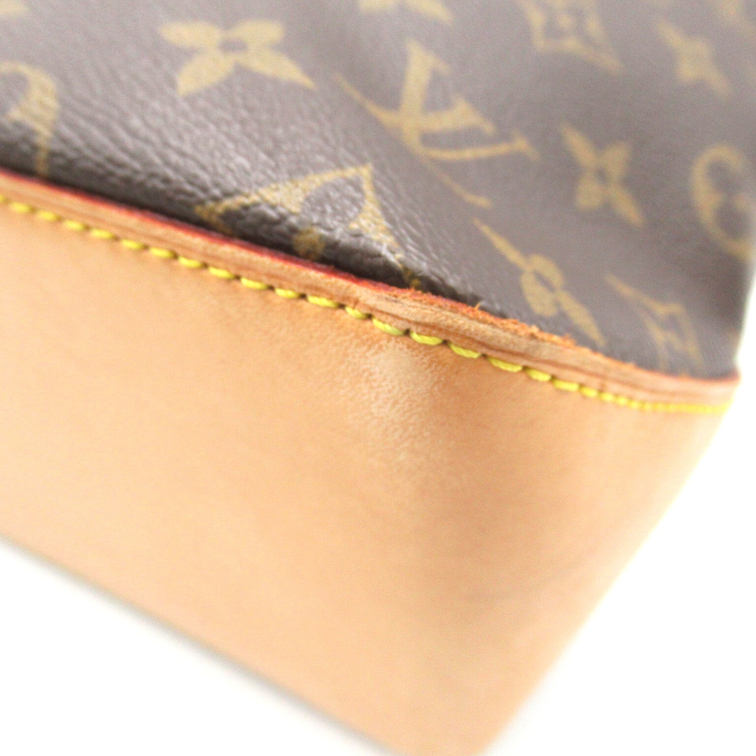 LOUIS VUITTON Monogram Cabas Piano金扣肩背袋/手挽袋啡色