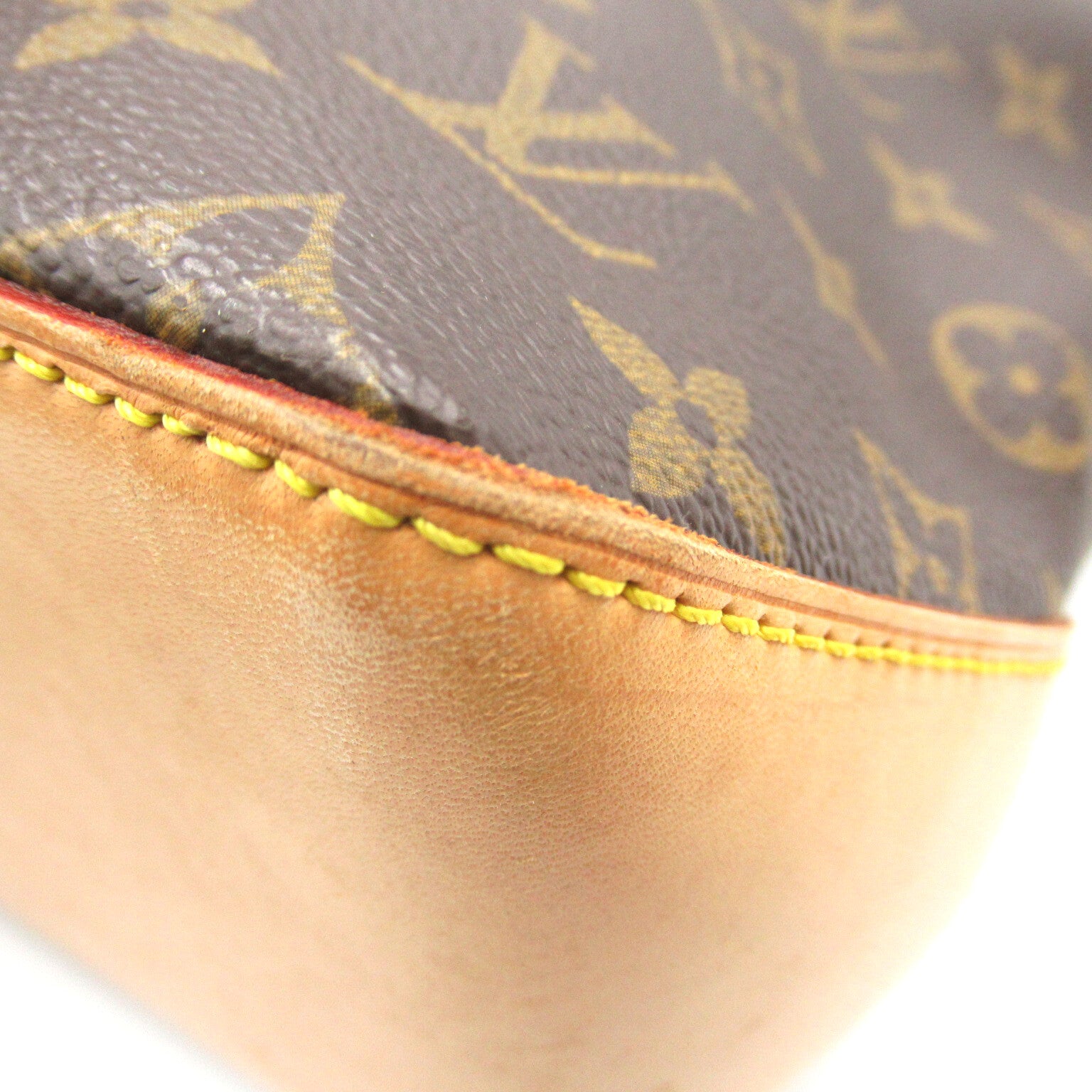 LOUIS VUITTON Monogram Cabas Piano金扣肩背袋/手挽袋啡色