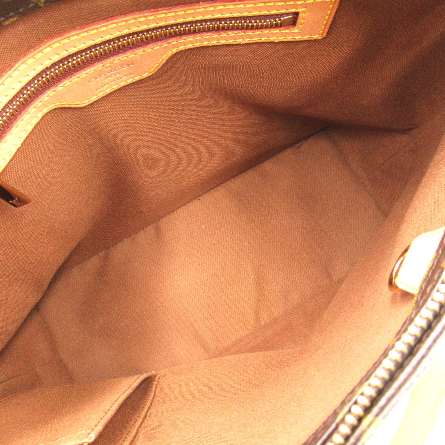 LOUIS VUITTON Monogram Cabas Piano金扣肩背袋/手挽袋啡色