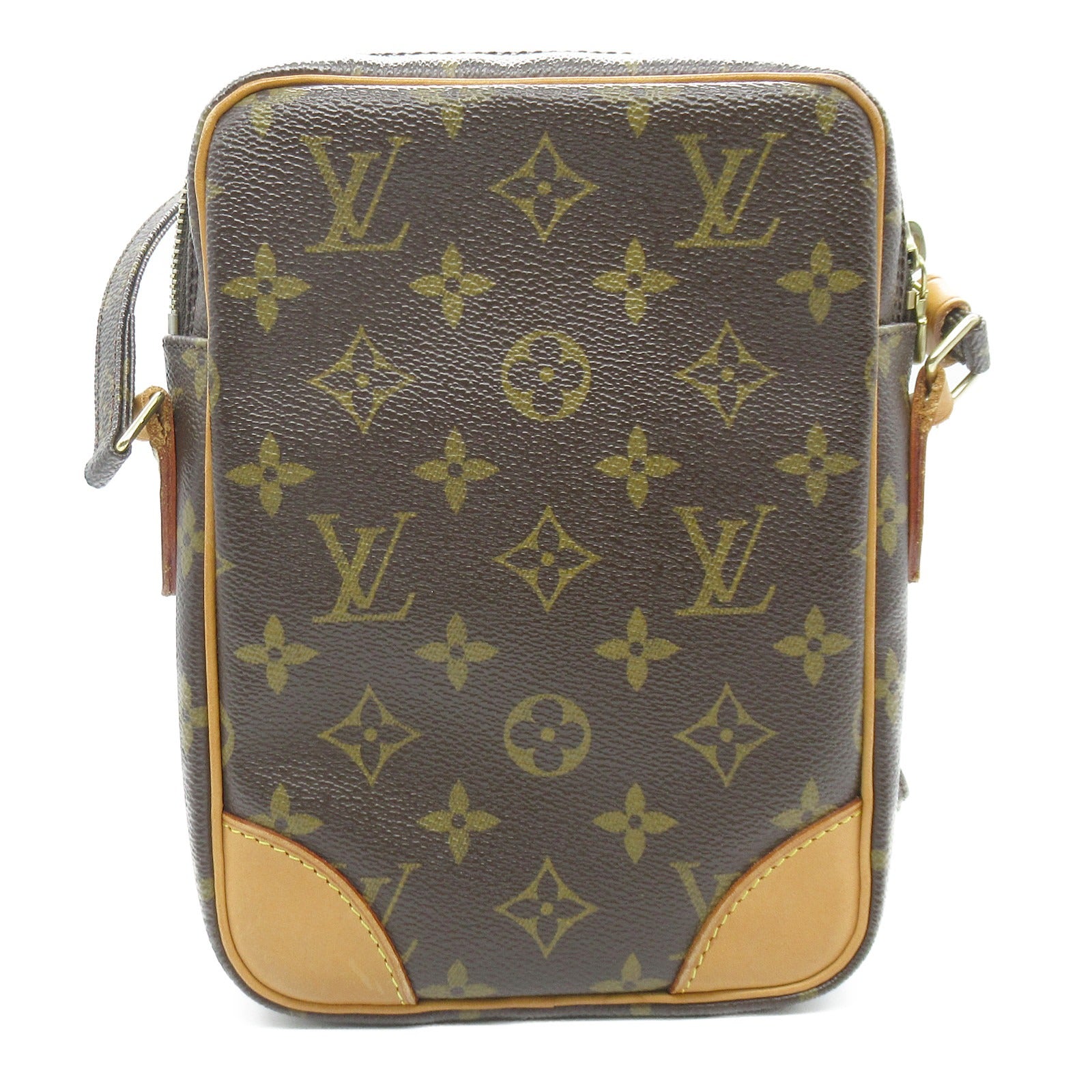 LOUIS VUITTON Monogram Danube金扣肩背袋啡色