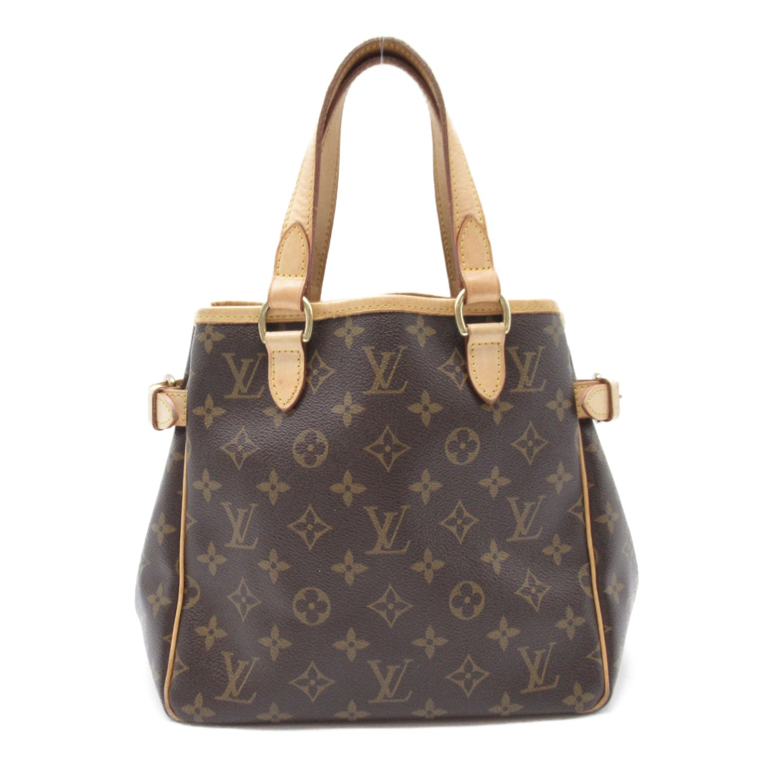 LOUIS VUITTON Monogram Batignolles金扣手挽袋啡色