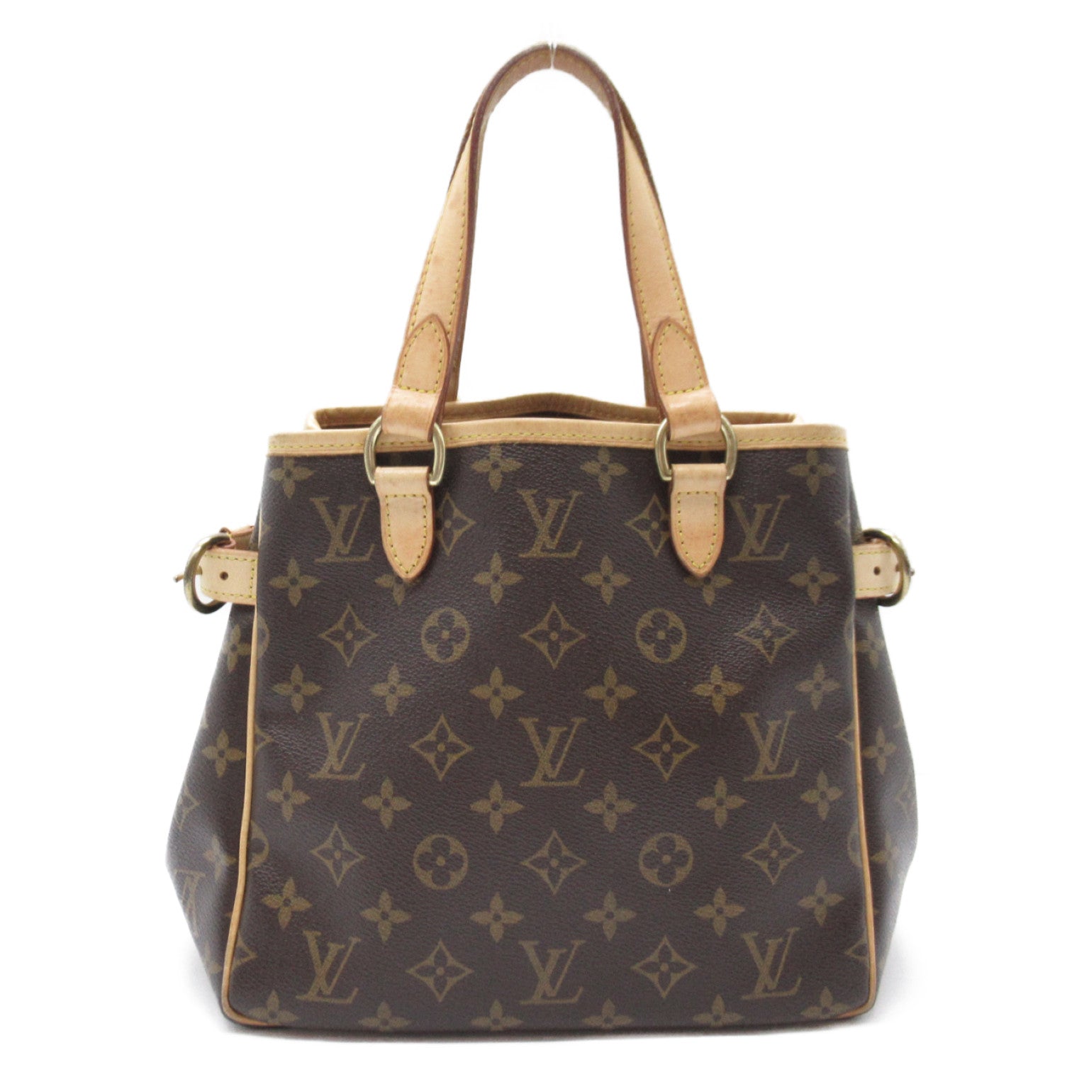 LOUIS VUITTON Monogram Batignolles金扣手挽袋啡色