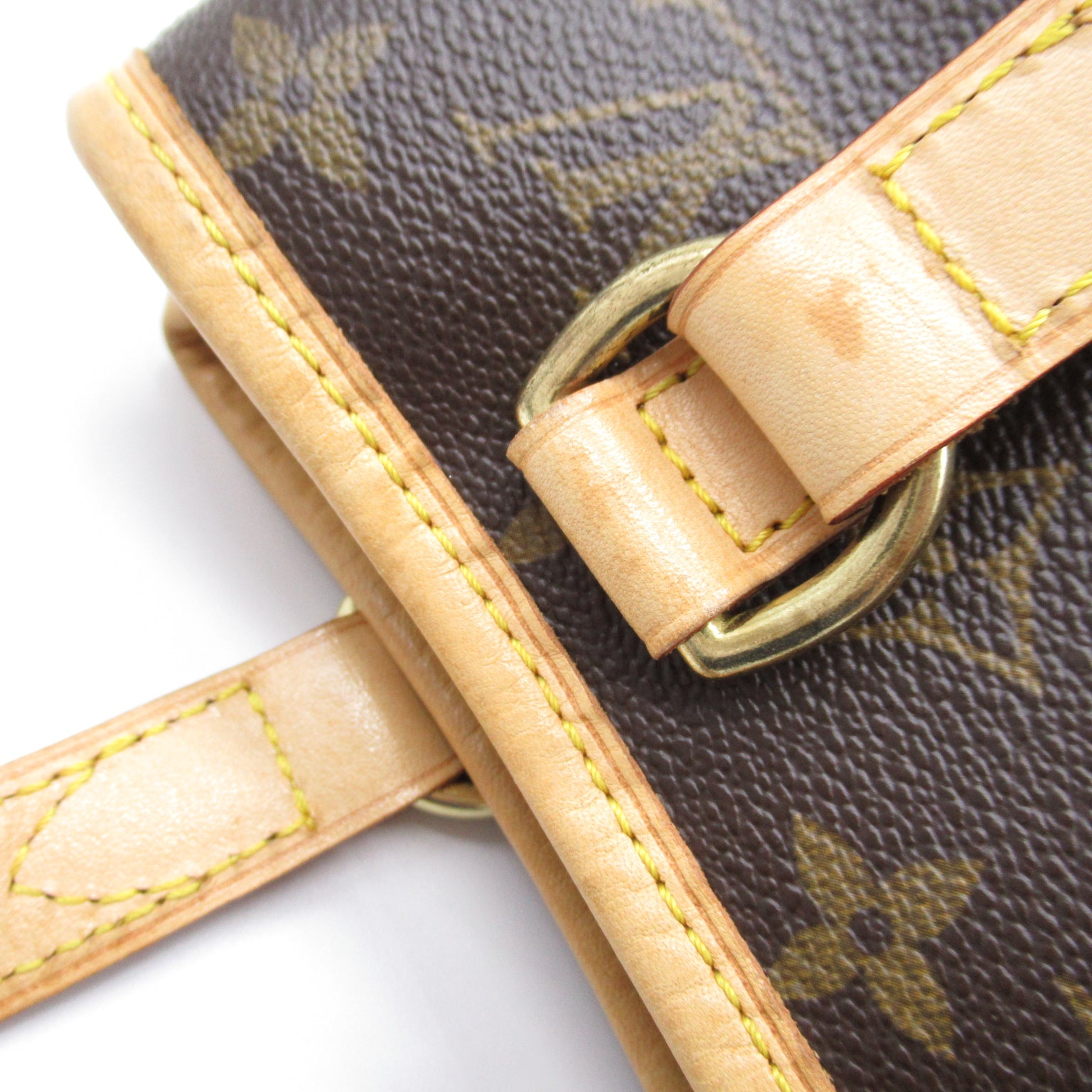 LOUIS VUITTON Monogram Batignolles金扣手挽袋啡色