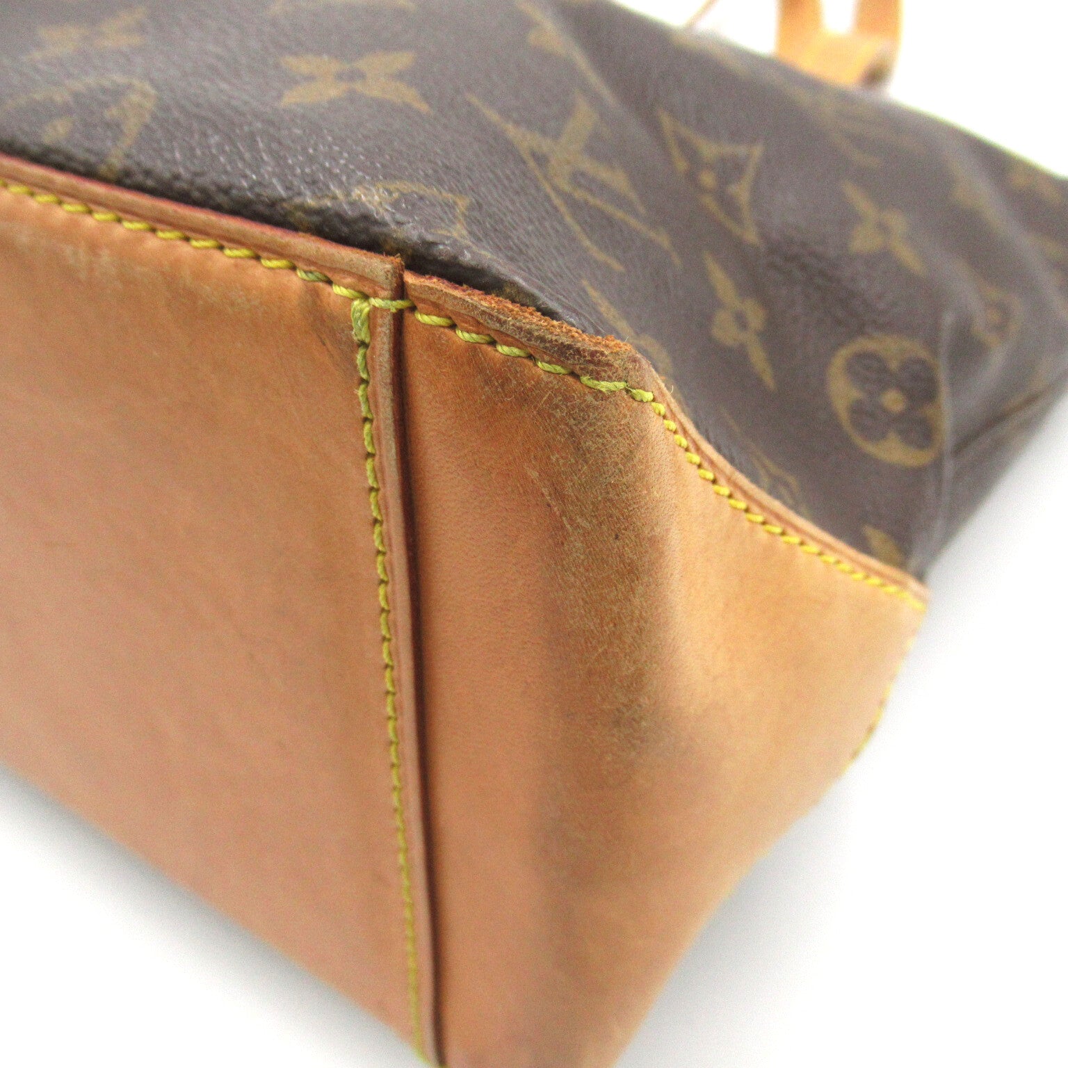 LOUIS VUITTON 【激減優惠】Monogram Cabas Piano金扣手挽袋啡色
