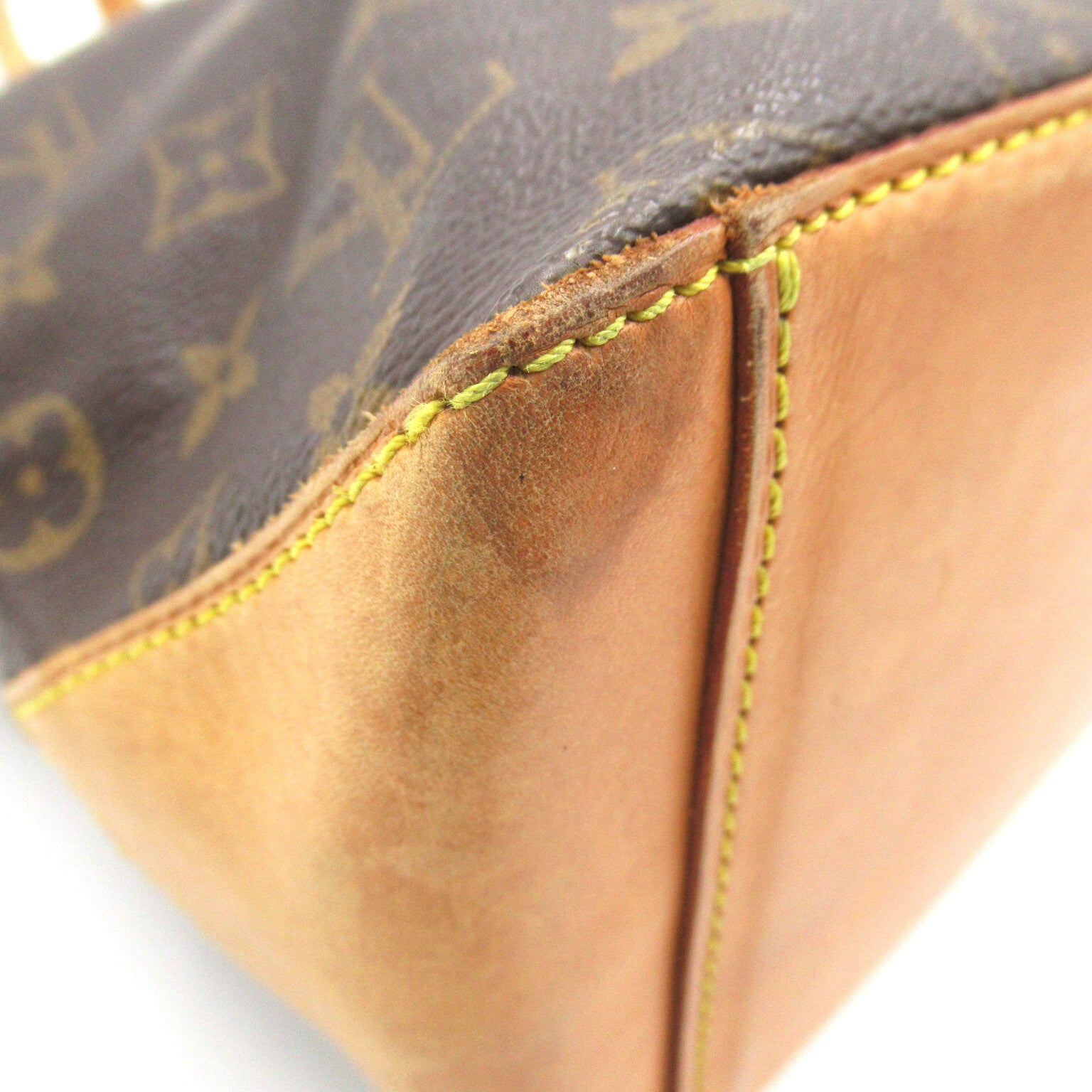LOUIS VUITTON 【激減優惠】Monogram Cabas Piano金扣手挽袋啡色