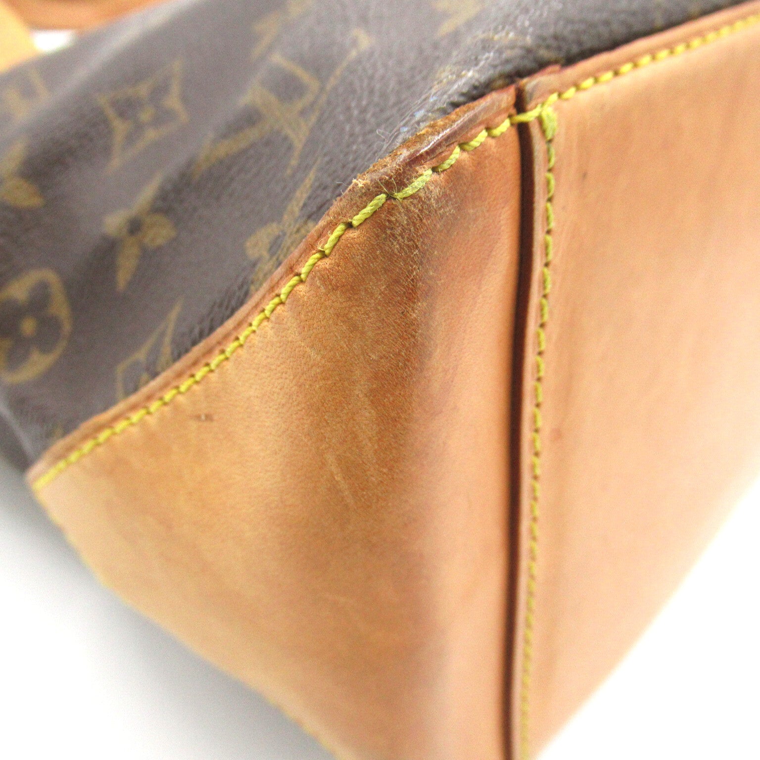 LOUIS VUITTON 【激減優惠】Monogram Cabas Piano金扣手挽袋啡色