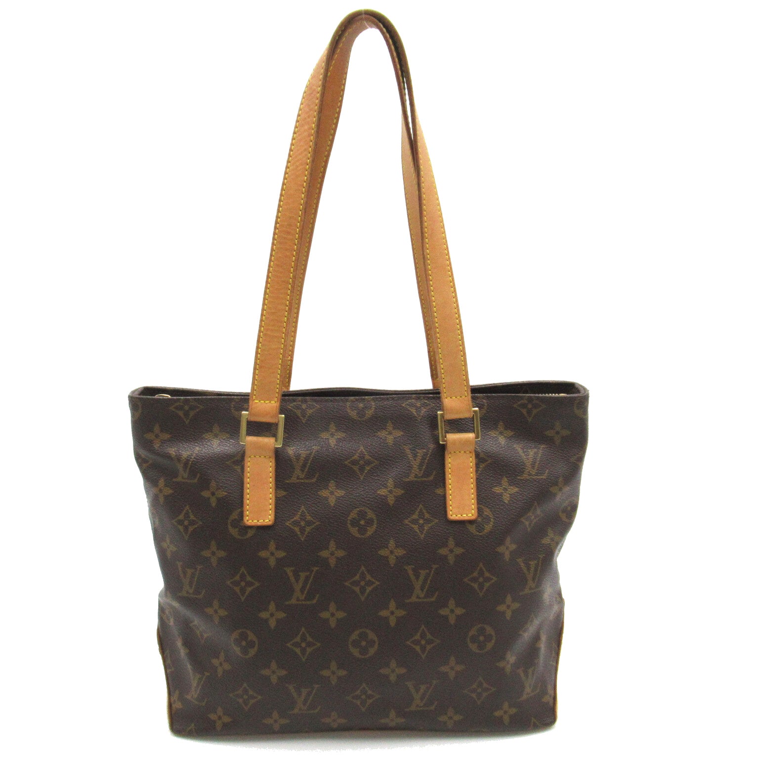 LOUIS VUITTON 【激減優惠】Monogram Cabas Piano金扣手挽袋啡色