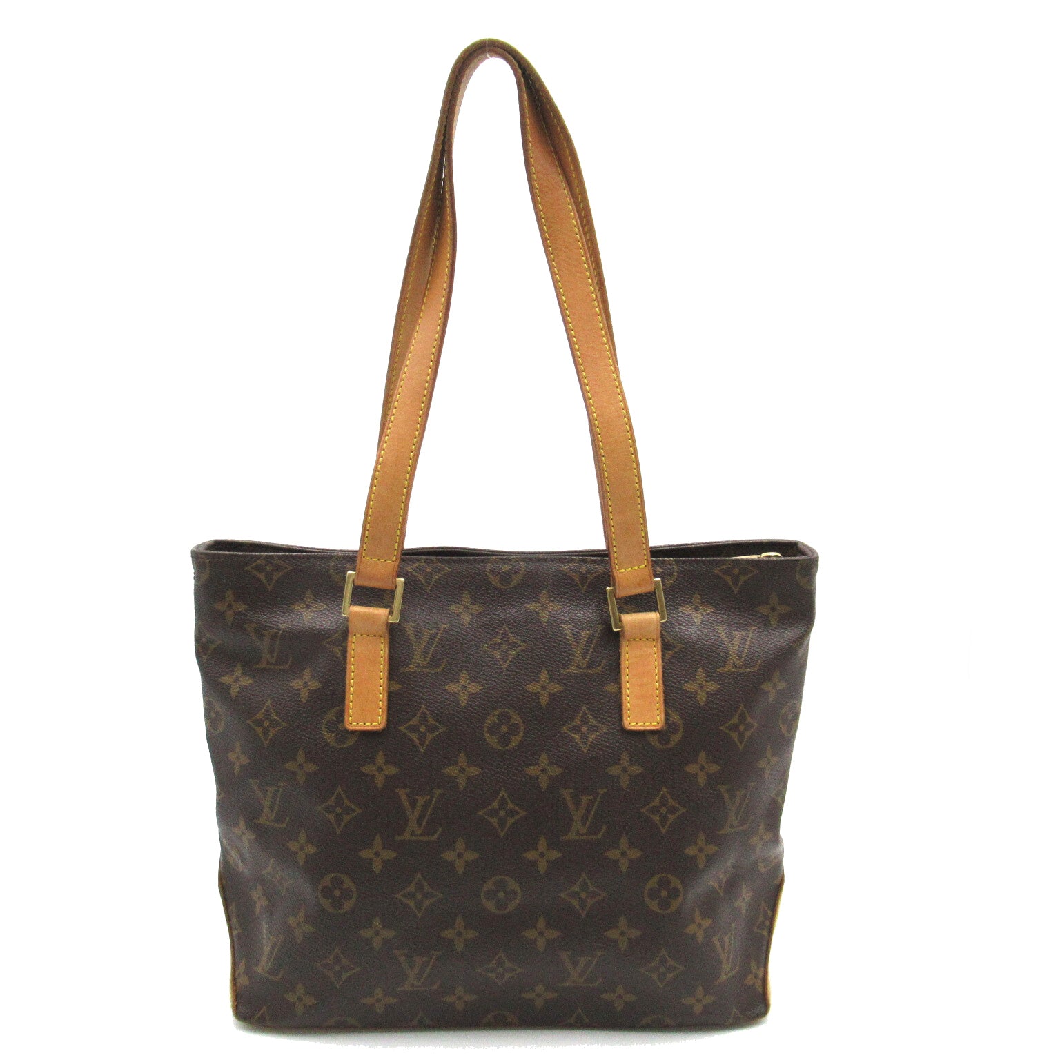 LOUIS VUITTON 【激減優惠】Monogram Cabas Piano金扣手挽袋啡色