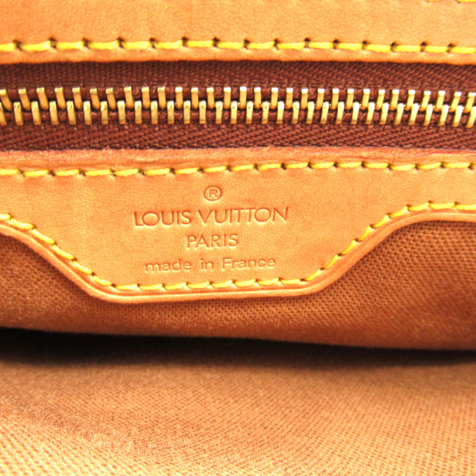 LOUIS VUITTON 【激減優惠】Monogram Cabas Piano金扣手挽袋啡色
